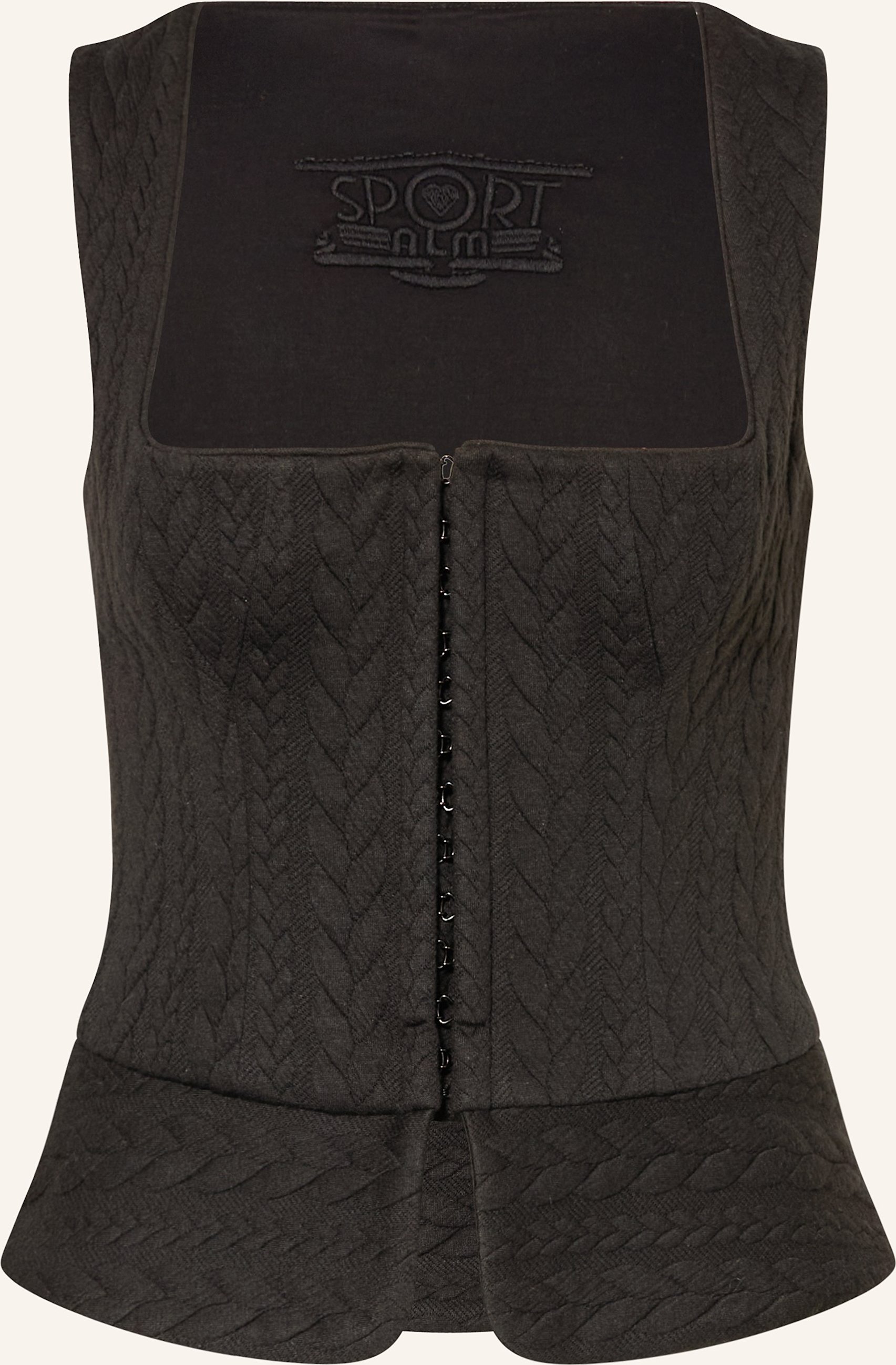 Sportalm Trachtenmieder schwarz