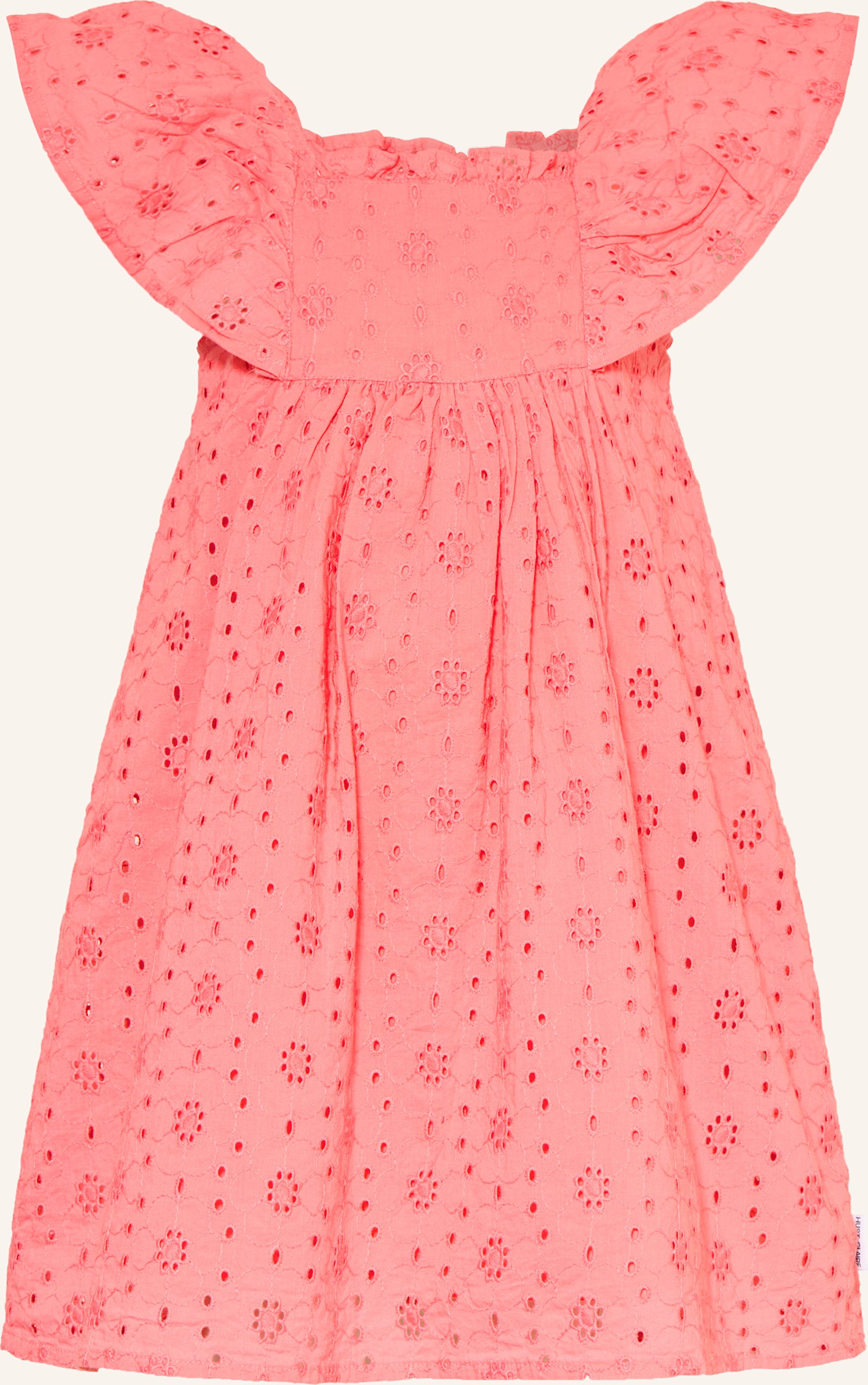 Hust And Claire Kleid Donna Aus Lochspitze pink
