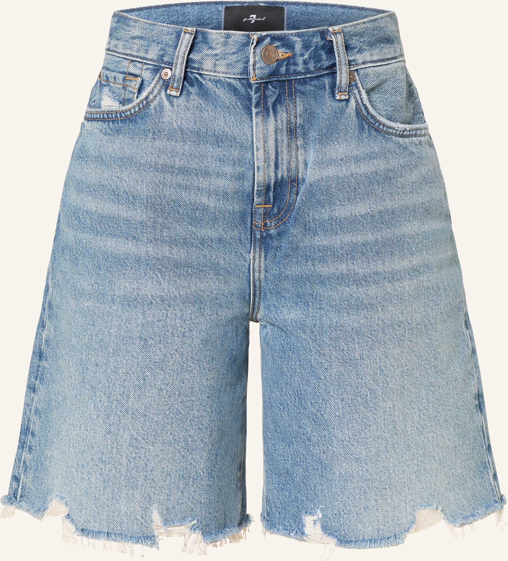 7 For All Mankind Jeansshorts Lola blau