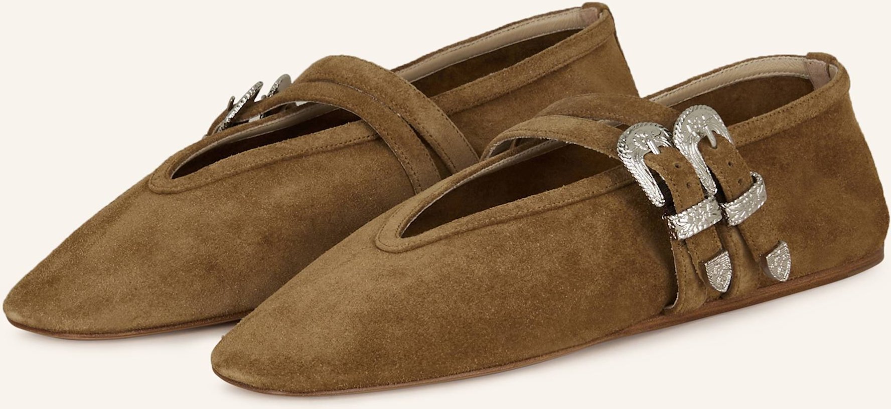 Le Monde Béryl Mary-Jane-Ballerinas Claudia beige