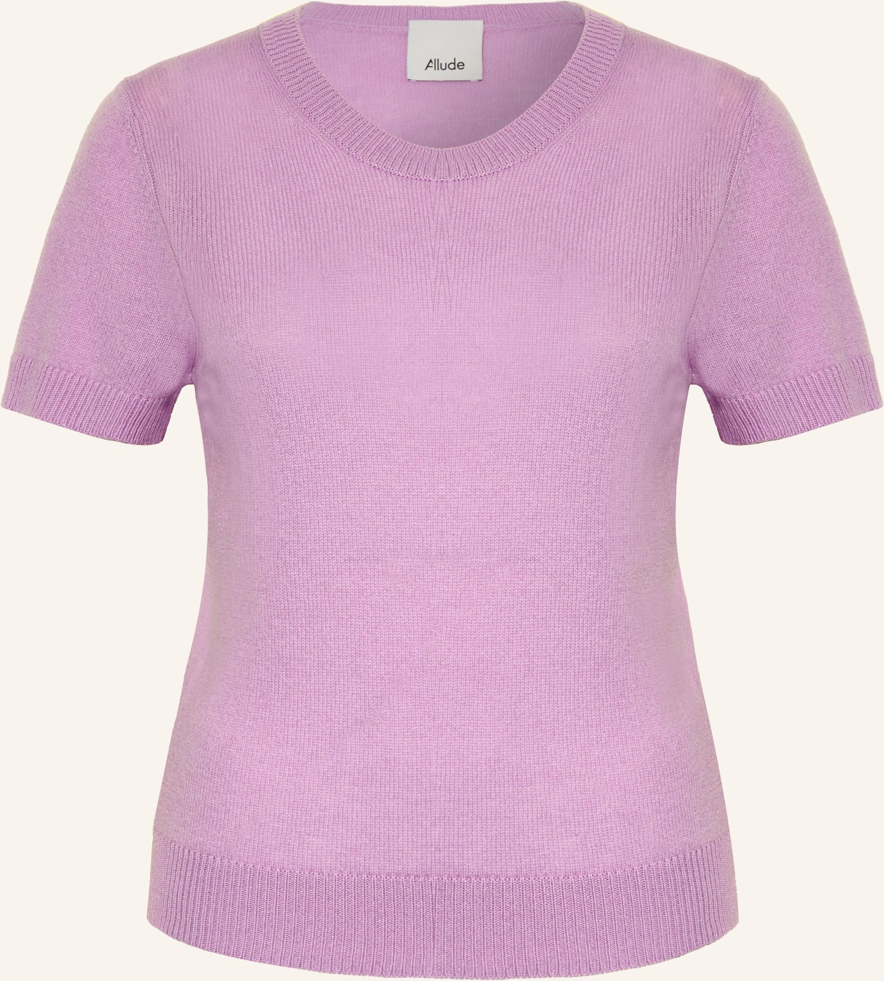 Allude Strickshirt Aus Cashmere lila