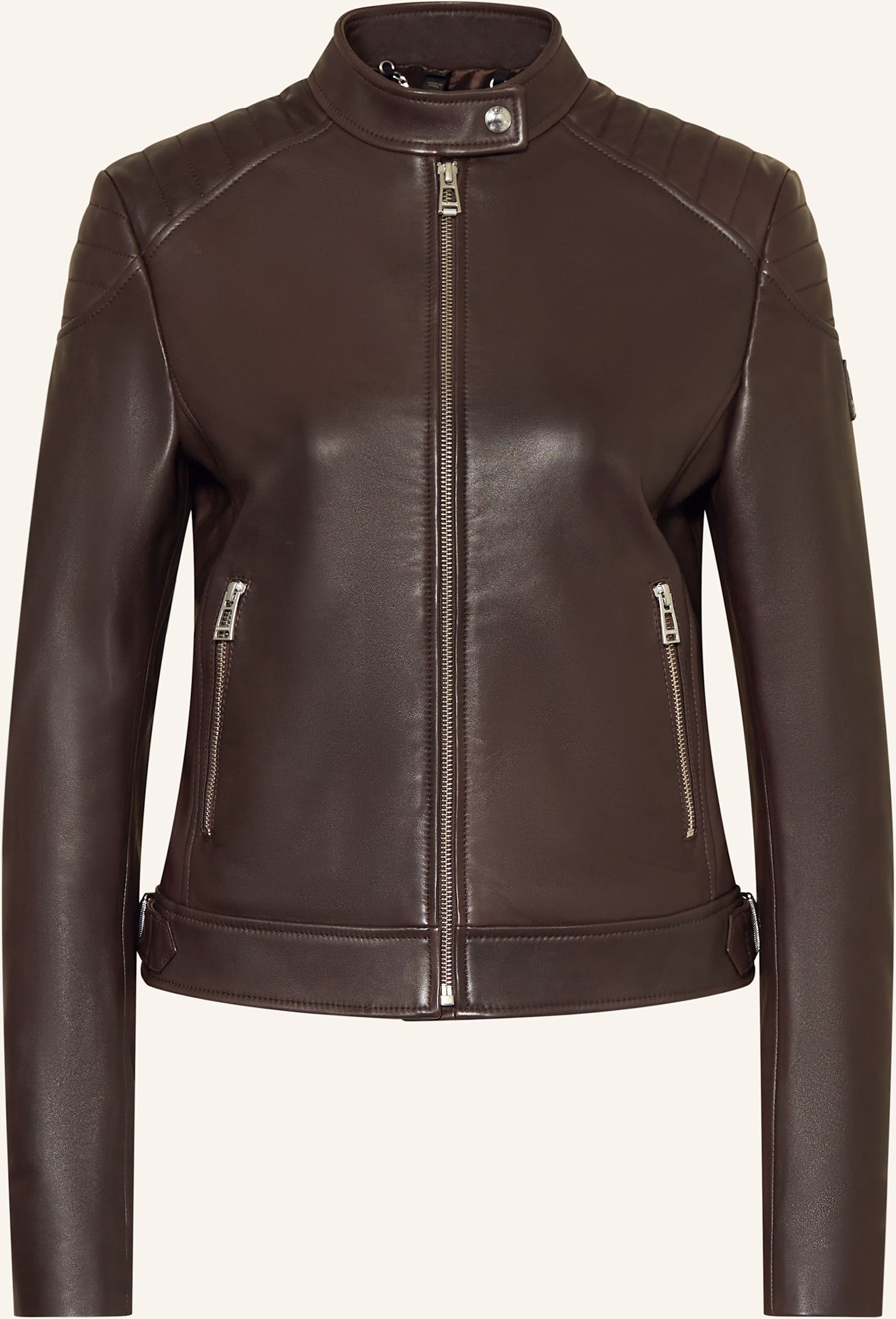Belstaff Lederjacke Mollison braun