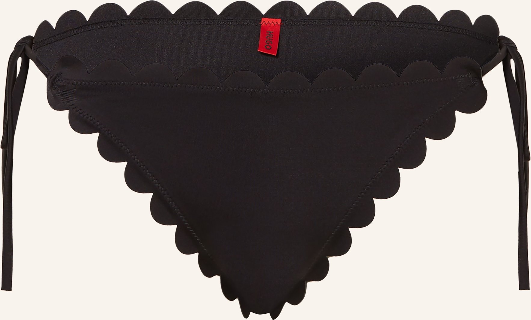 Hugo Triangel-Bikini-Hose Original schwarz