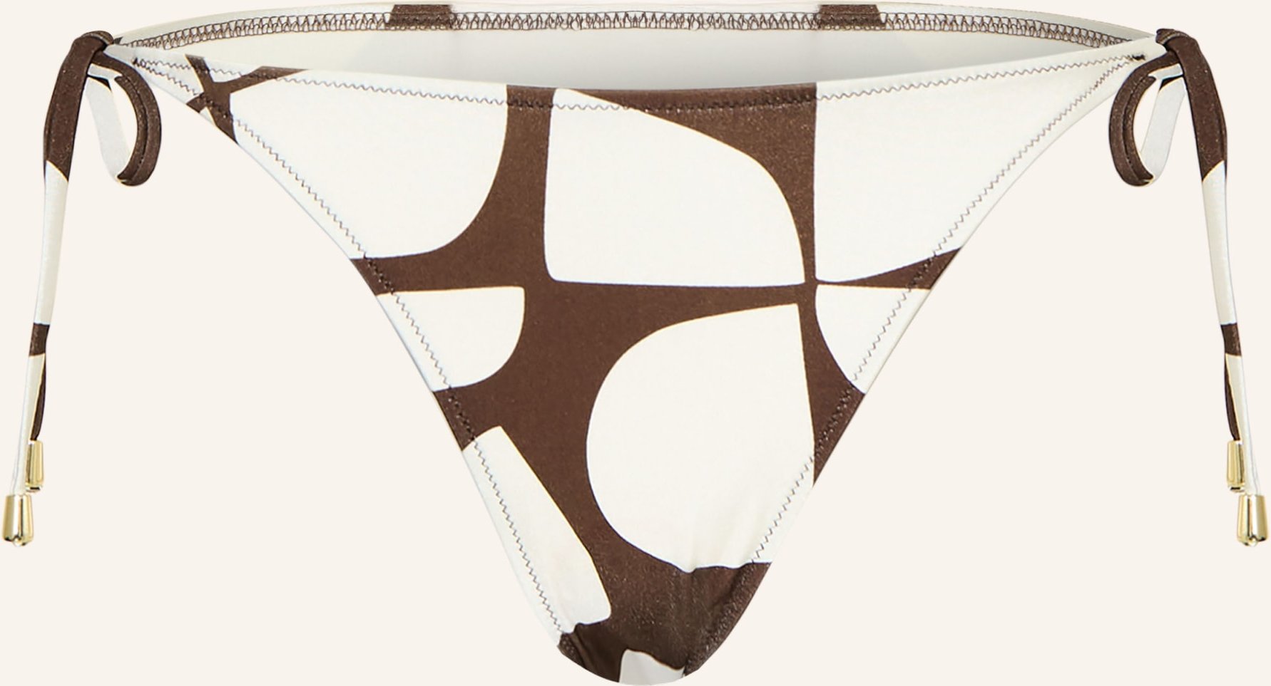 Mrs & Hugs Triangel-Bikini-Hose braun