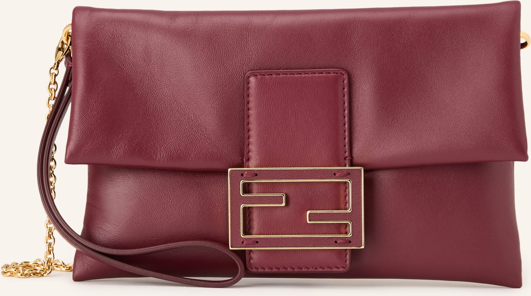Fendi Clutch Mamma Baguette rot