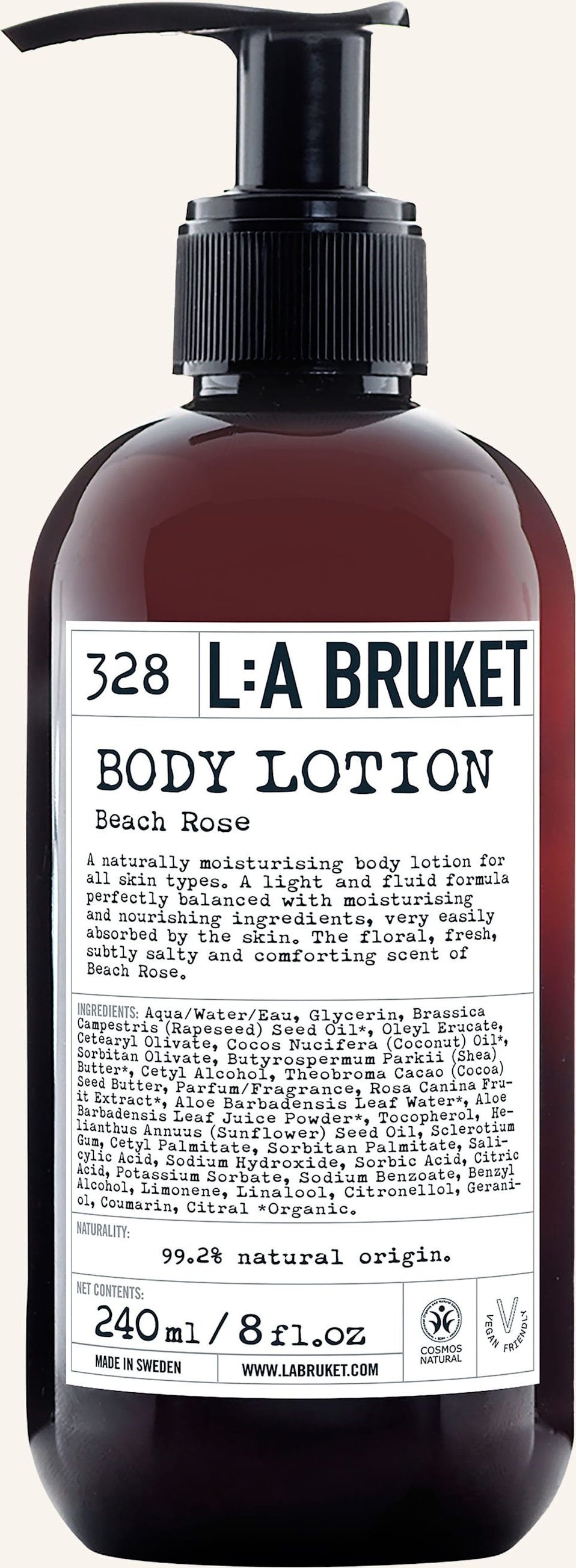 L:A Bruket Bodylotion 328 Beach Rose Volumen: 240 ml