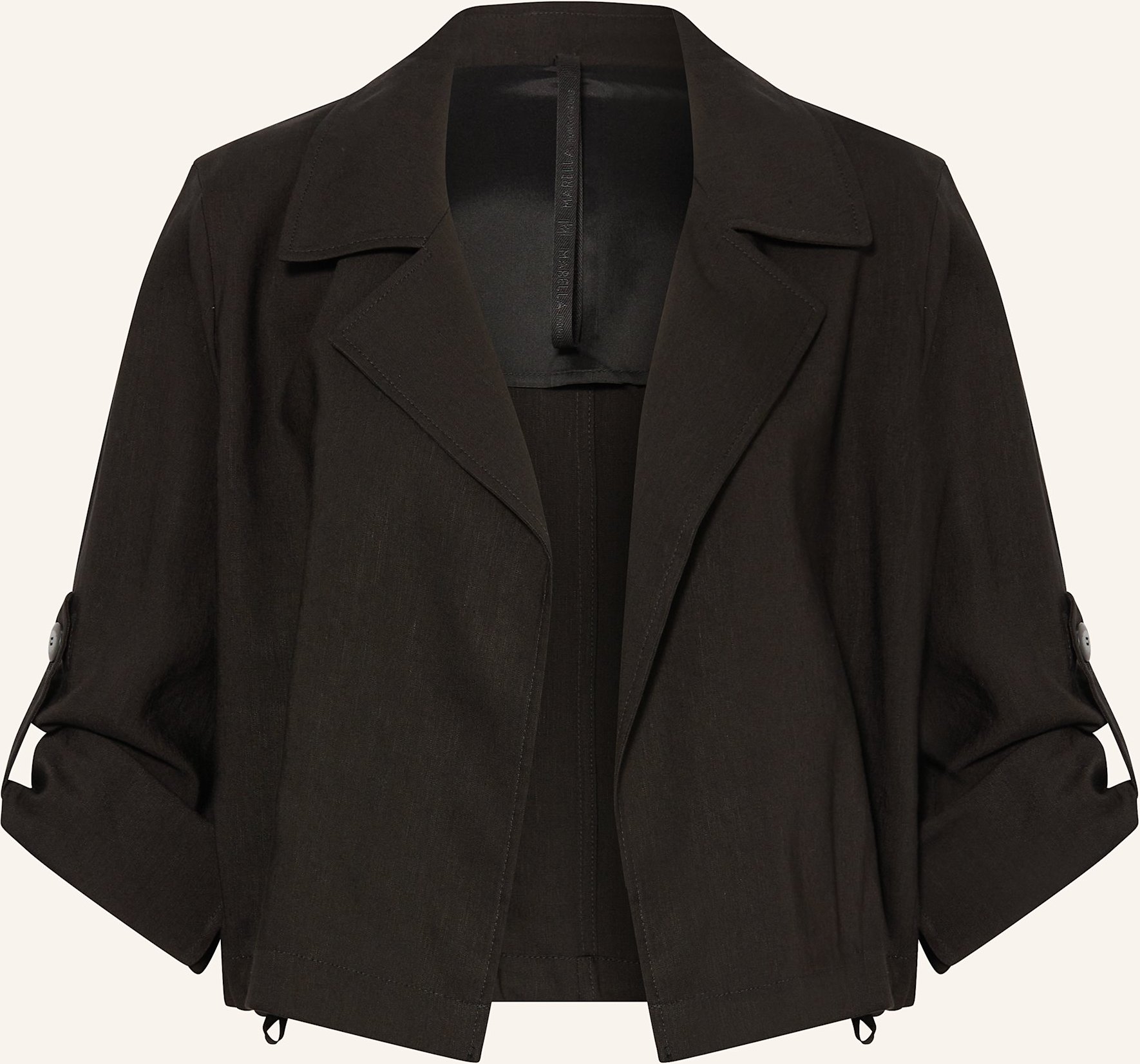Marella Blazer Mit Leinen schwarz