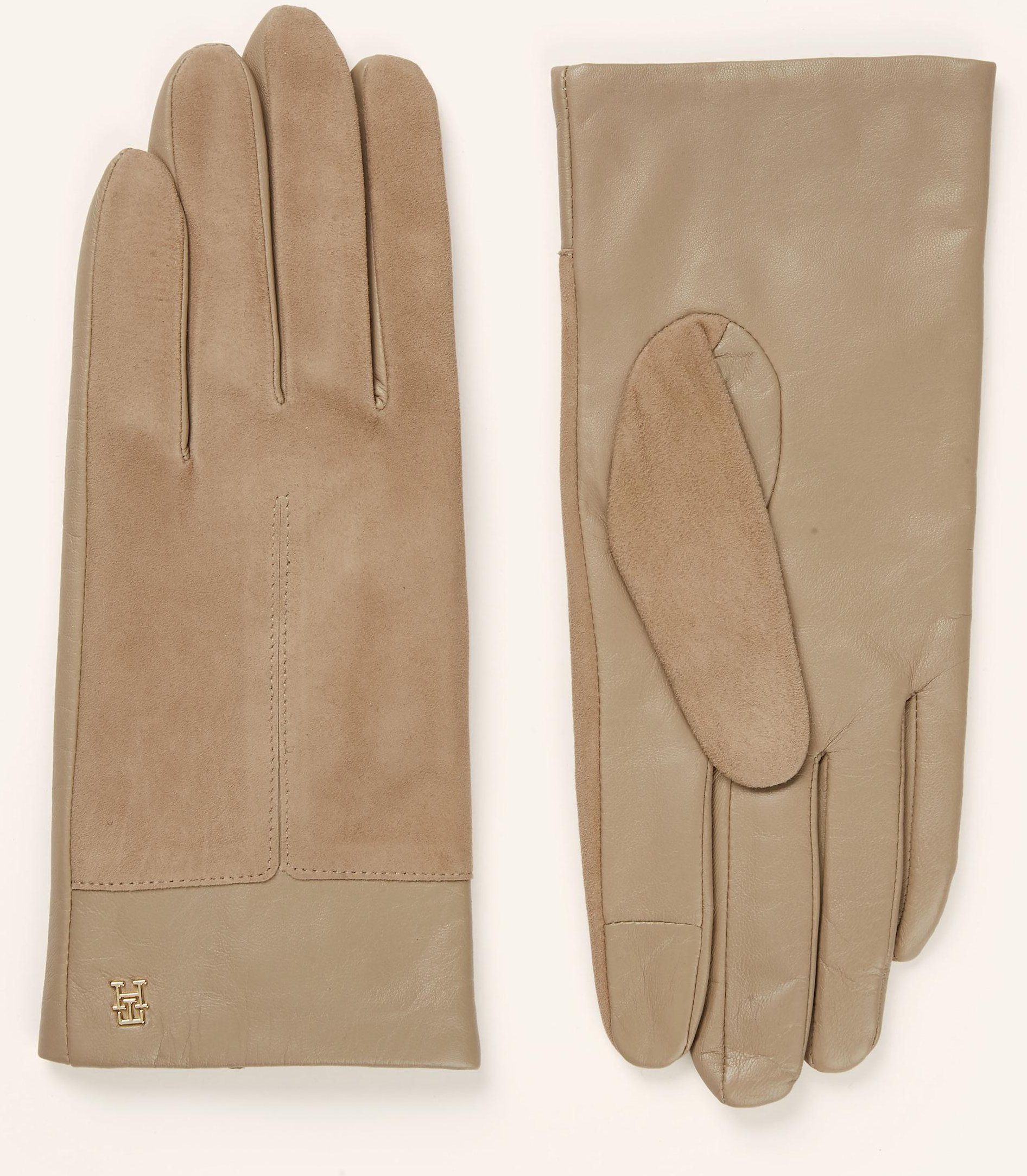 Tommy Hilfiger Lederhandschuhe braun