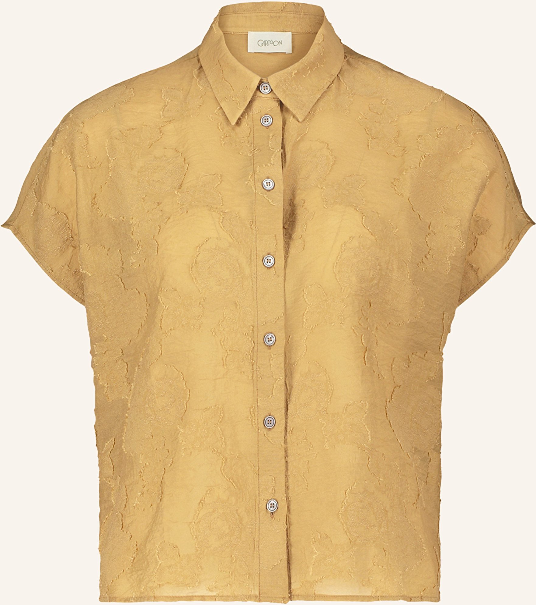 Cartoon Hemdbluse braun