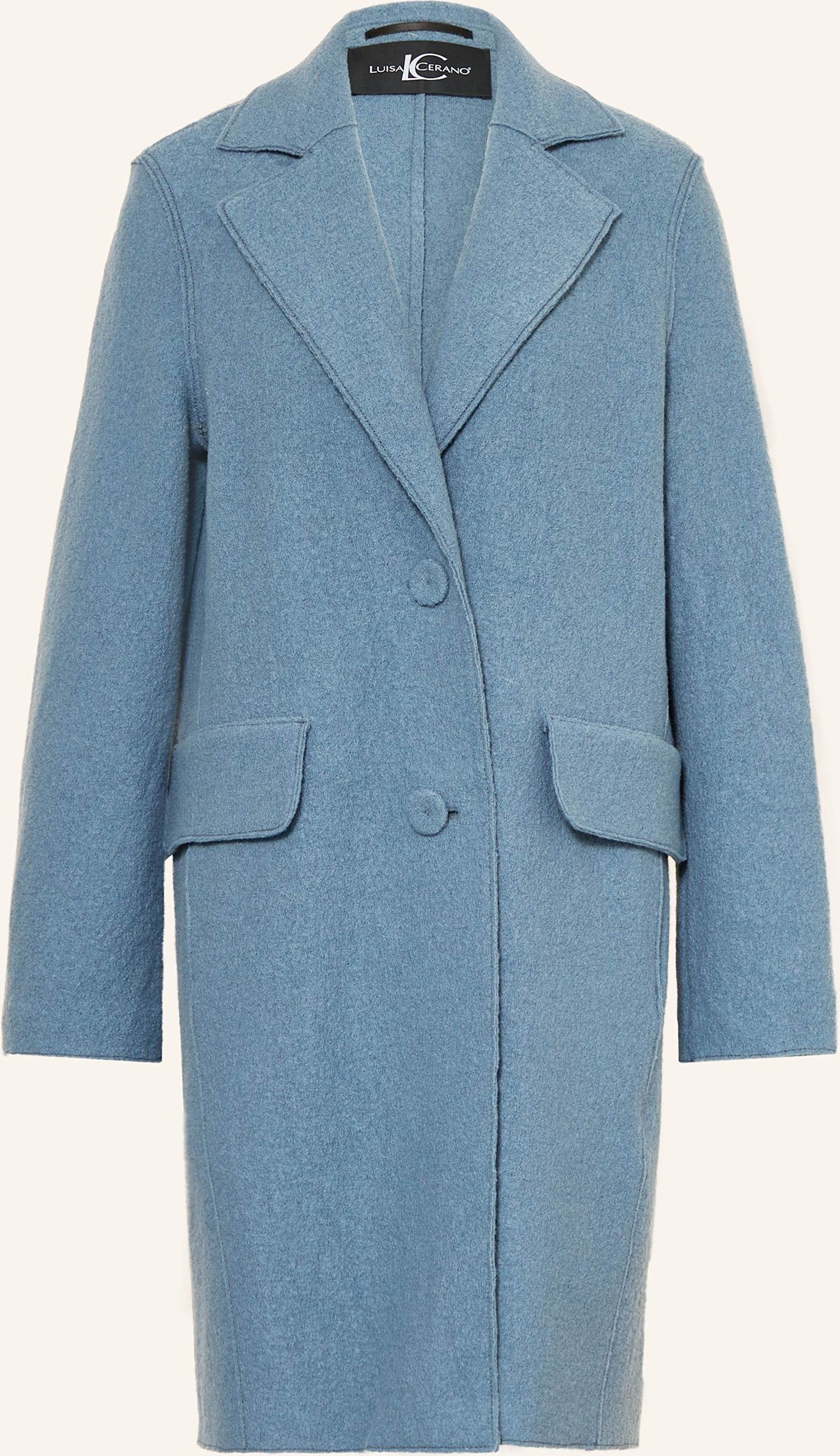 Luisa Cerano Wollmantel blau