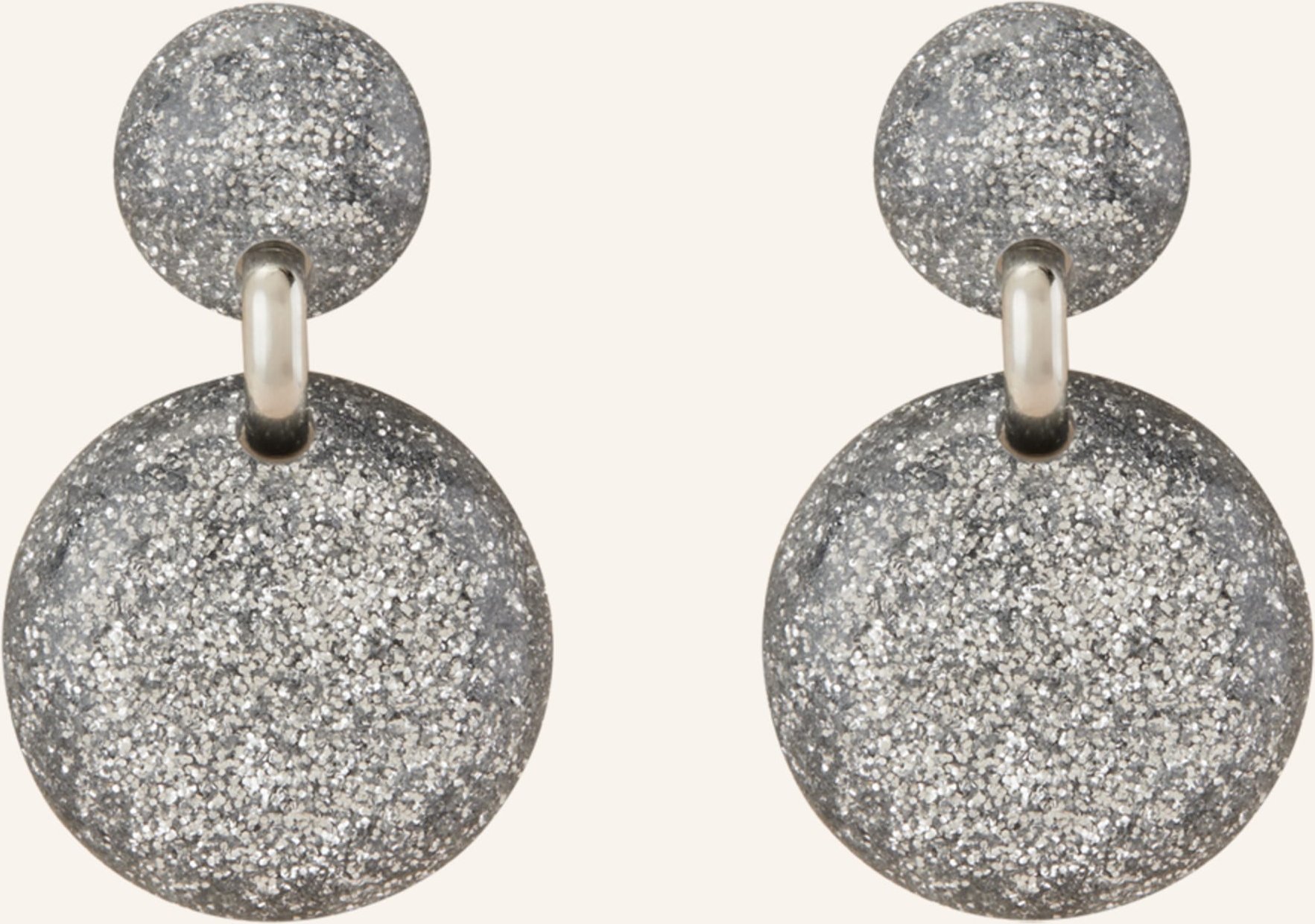 Thumbnail - Lott.Gioielli Ohrhänger Round Double M silber