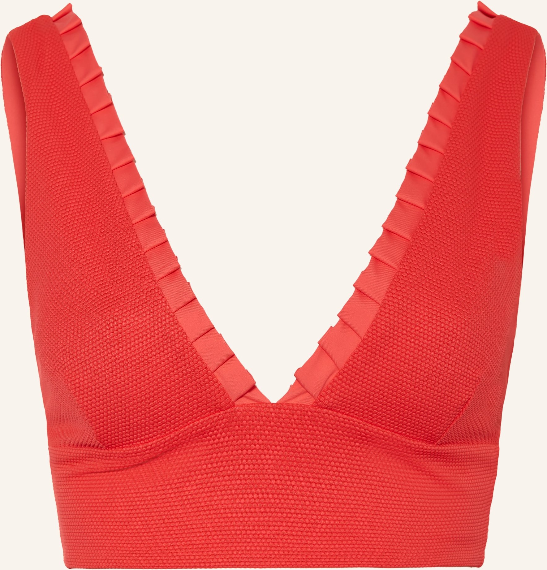 Mymarini Bralette-Bikini-Top No 5 Zum Wenden Mit Uv-Schutz 50+ rot