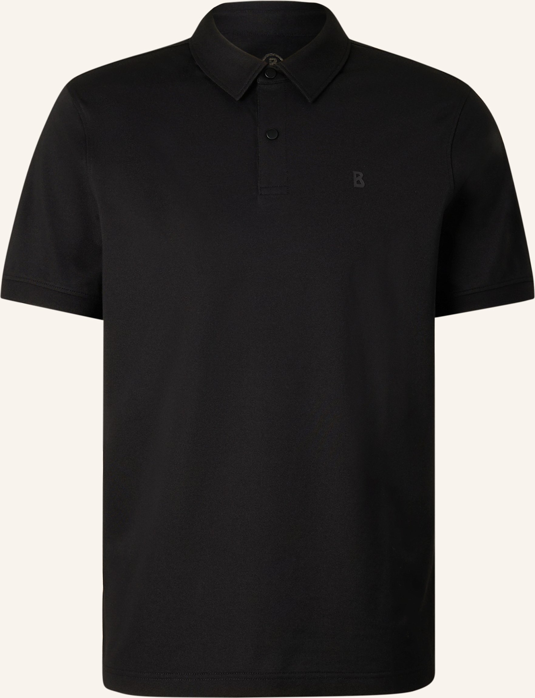 Bogner Piqué-Poloshirt Timo schwarz