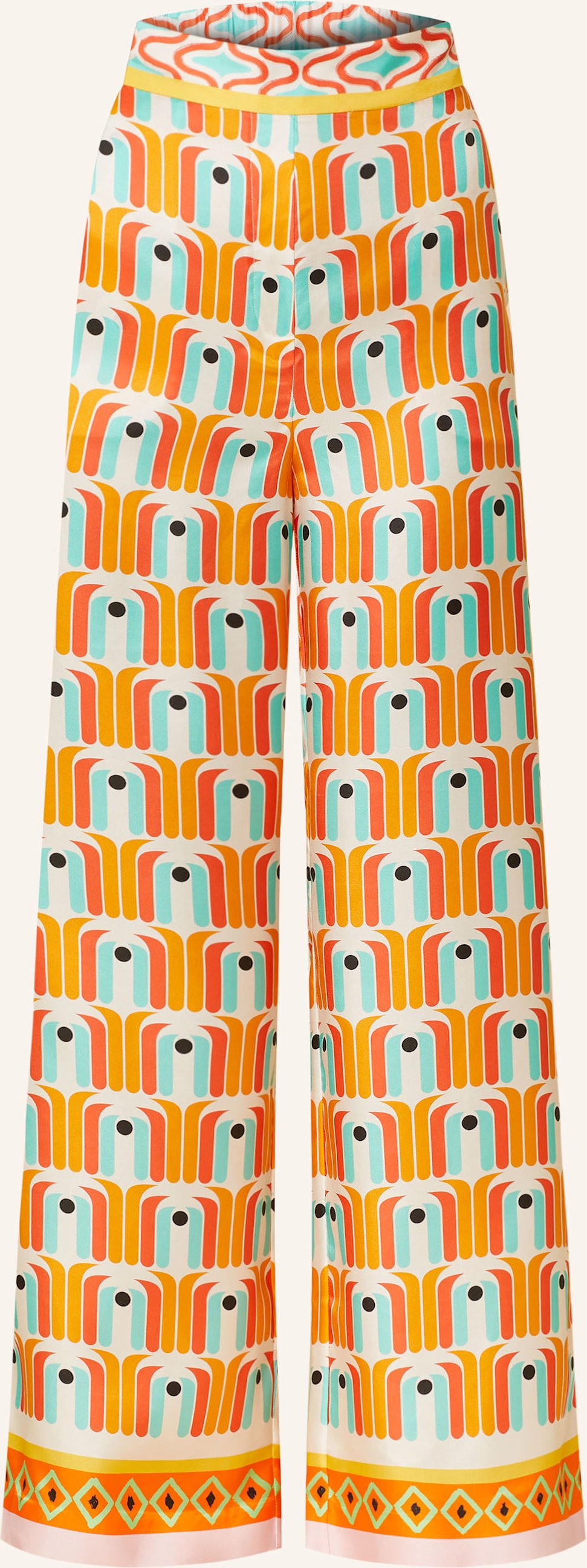 Herzen's Angelegenheit Marlenehose Aus Seide orange