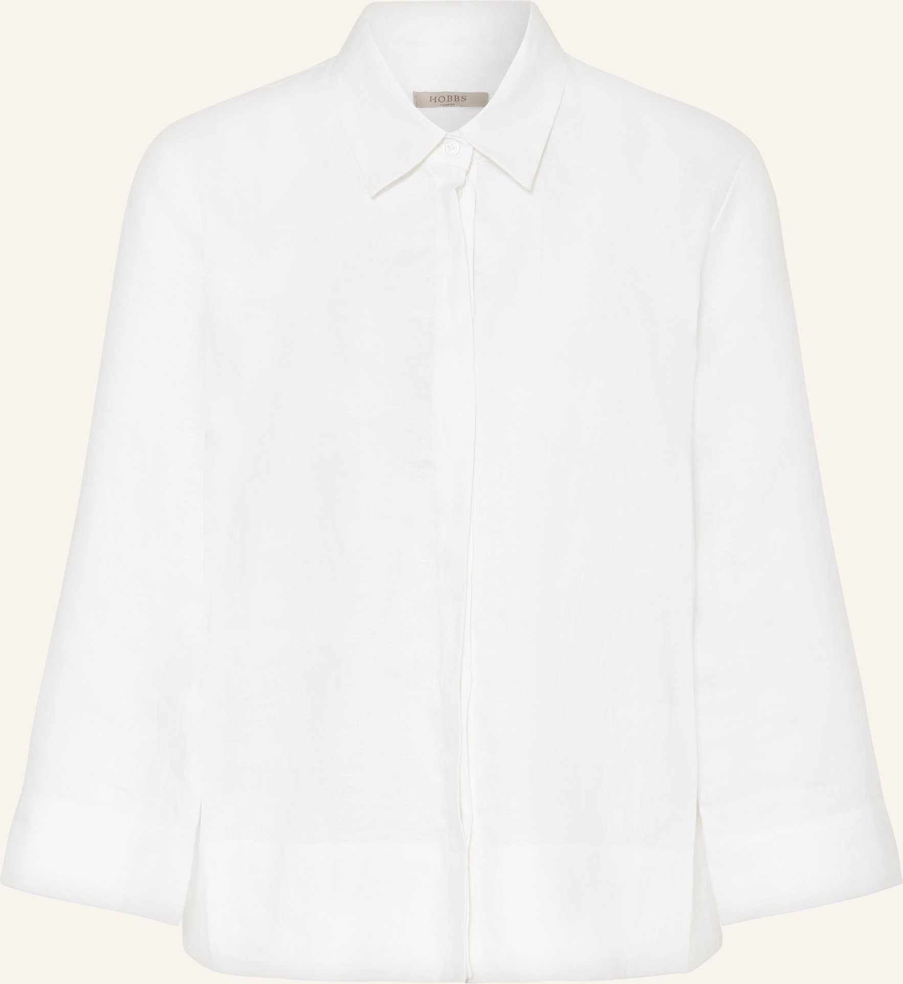 Hobbs Hemdbluse Nita Aus Leinen weiss