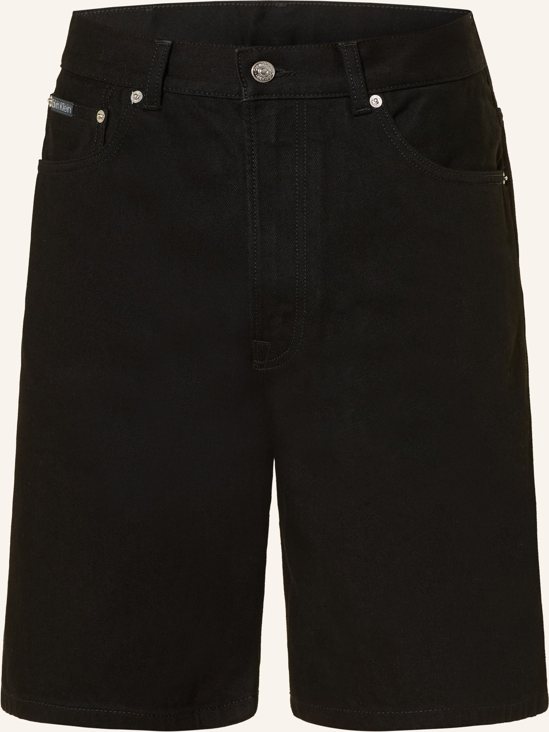 Calvin Klein Jeans Jeansshorts schwarz