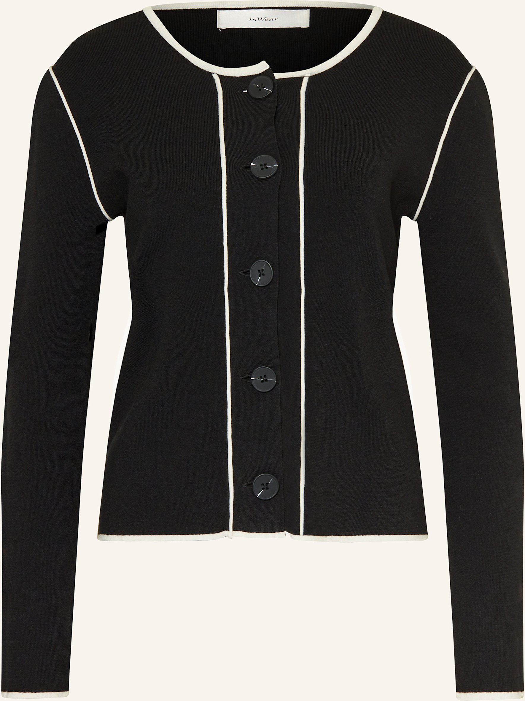 Inwear Strickjacke Saccoiw schwarz