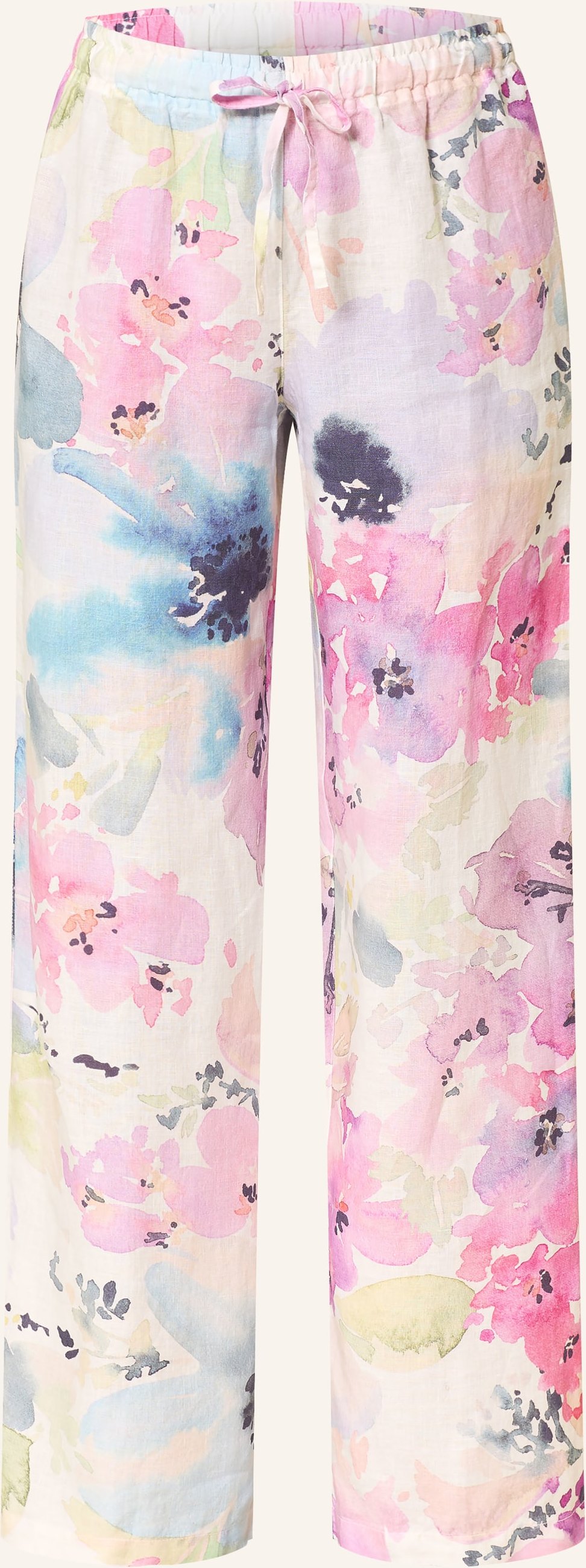 120%Lino Leinenhose rosa