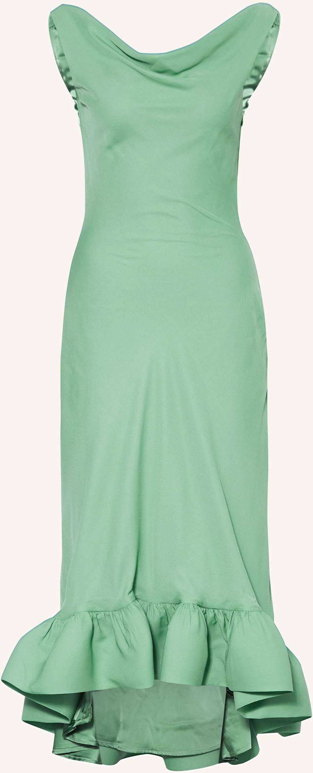 Malina Kleid Alia Mit Volants gruen