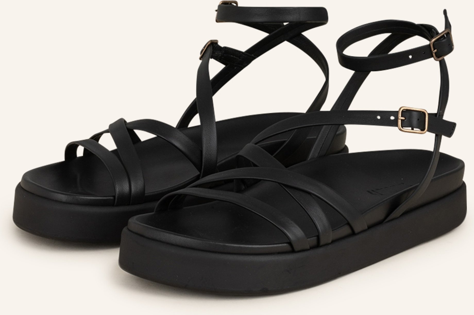 Thumbnail - Ba&Sh Sandalen Chana schwarz