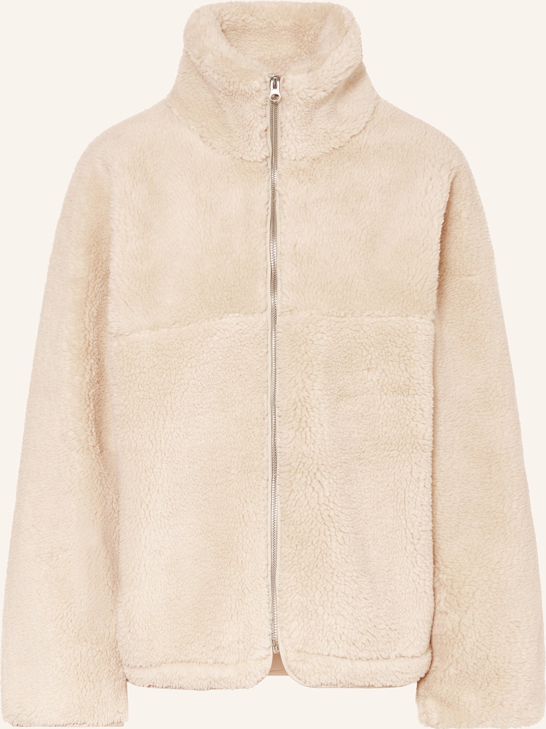 Withblack Teddyfell-Jacke Pernille weiss