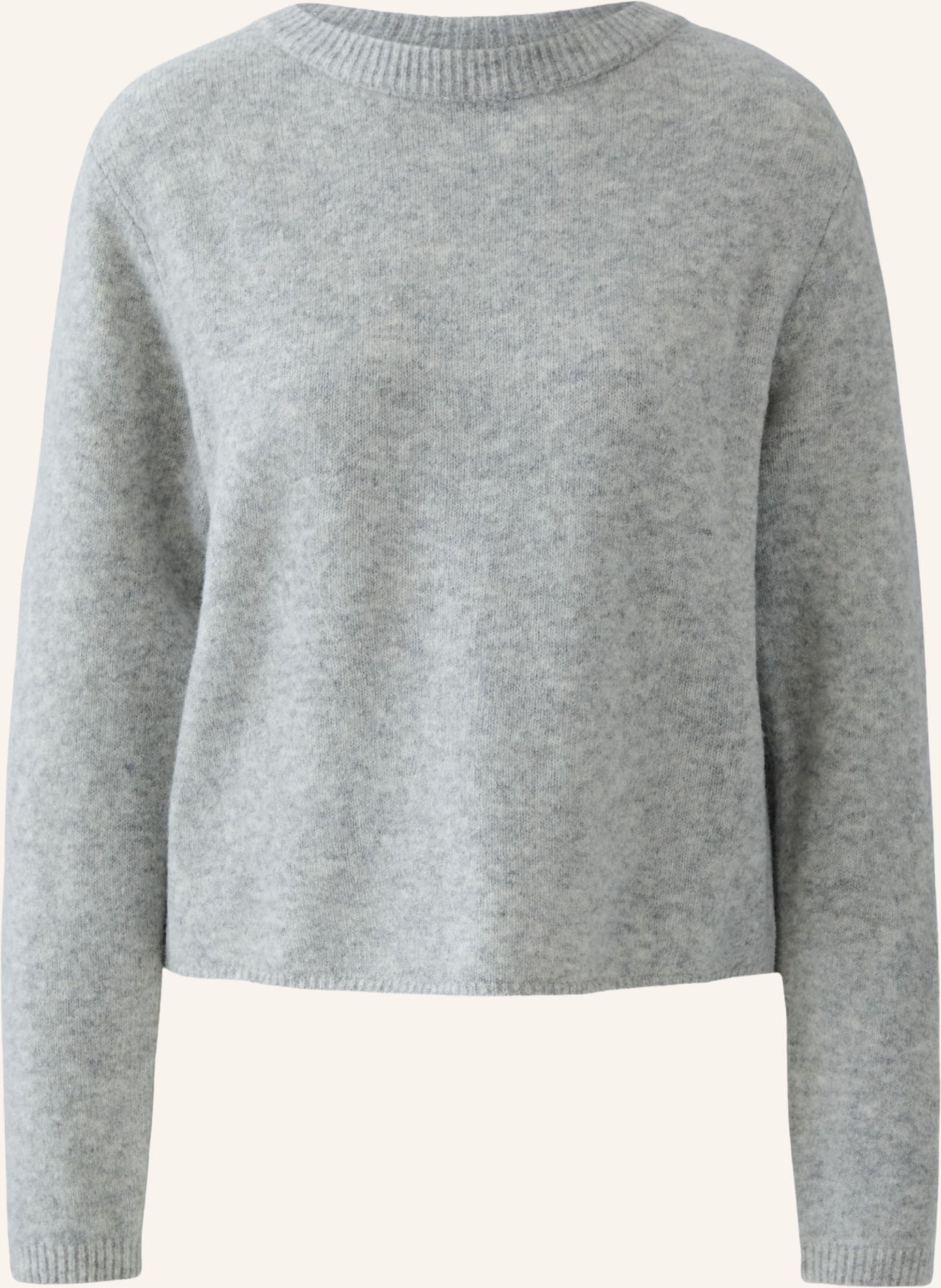 Oui Pullover grau