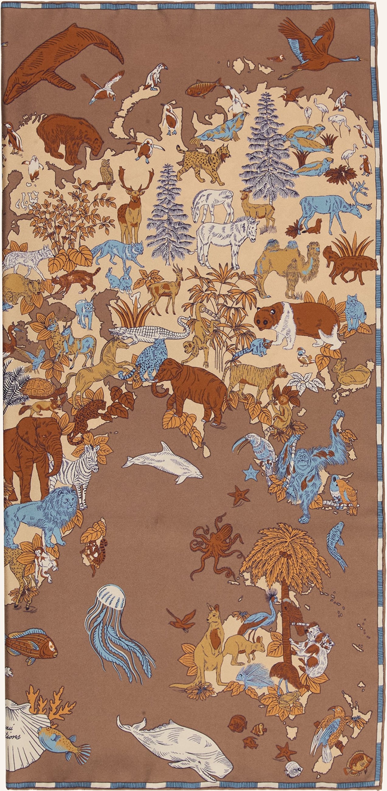 Inoui Editions Seidentuch beige