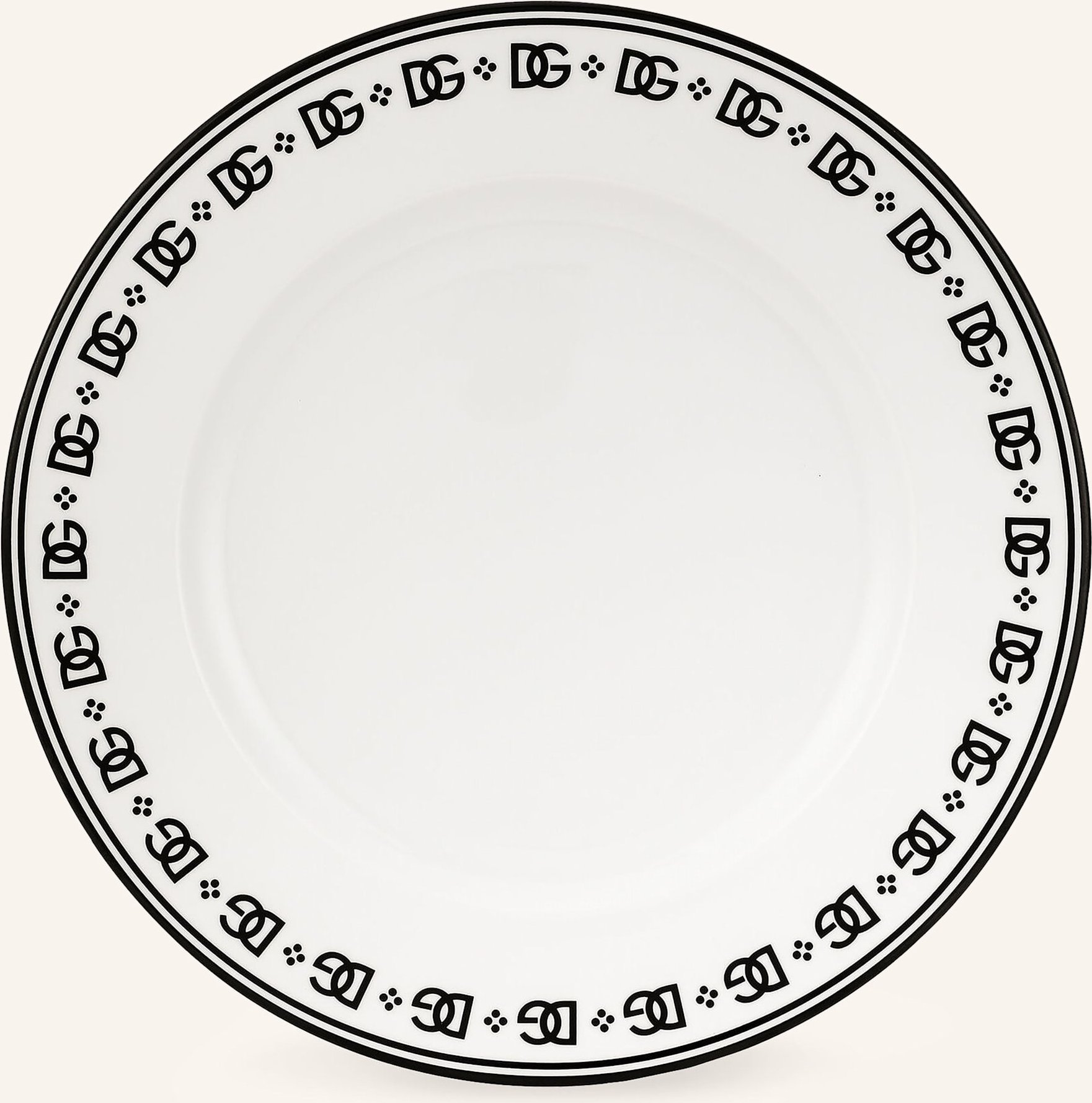 Dolce & Gabbana Casa Menüteller weiss