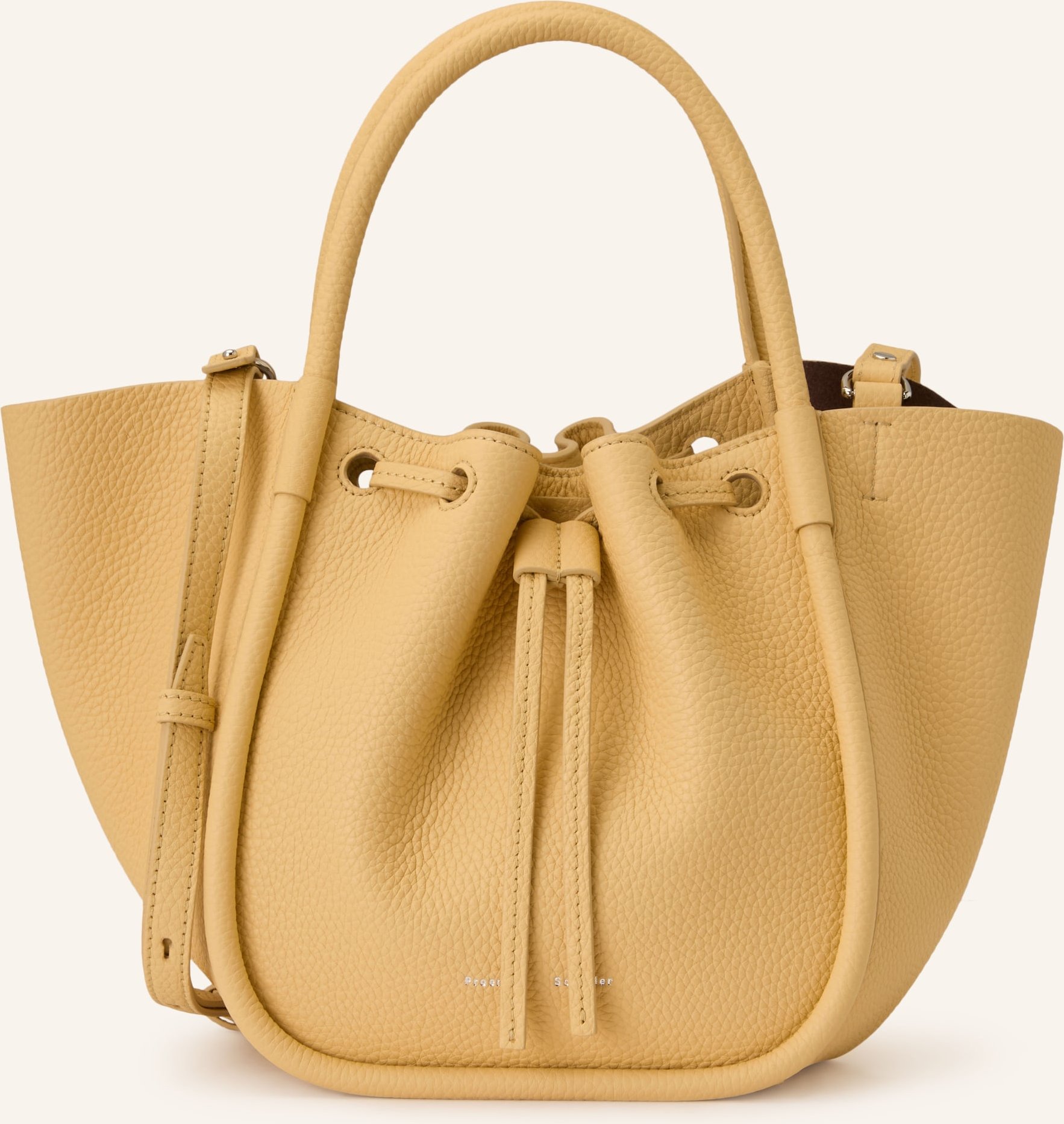 Proenza Schouler Handtasche Ruched Small beige