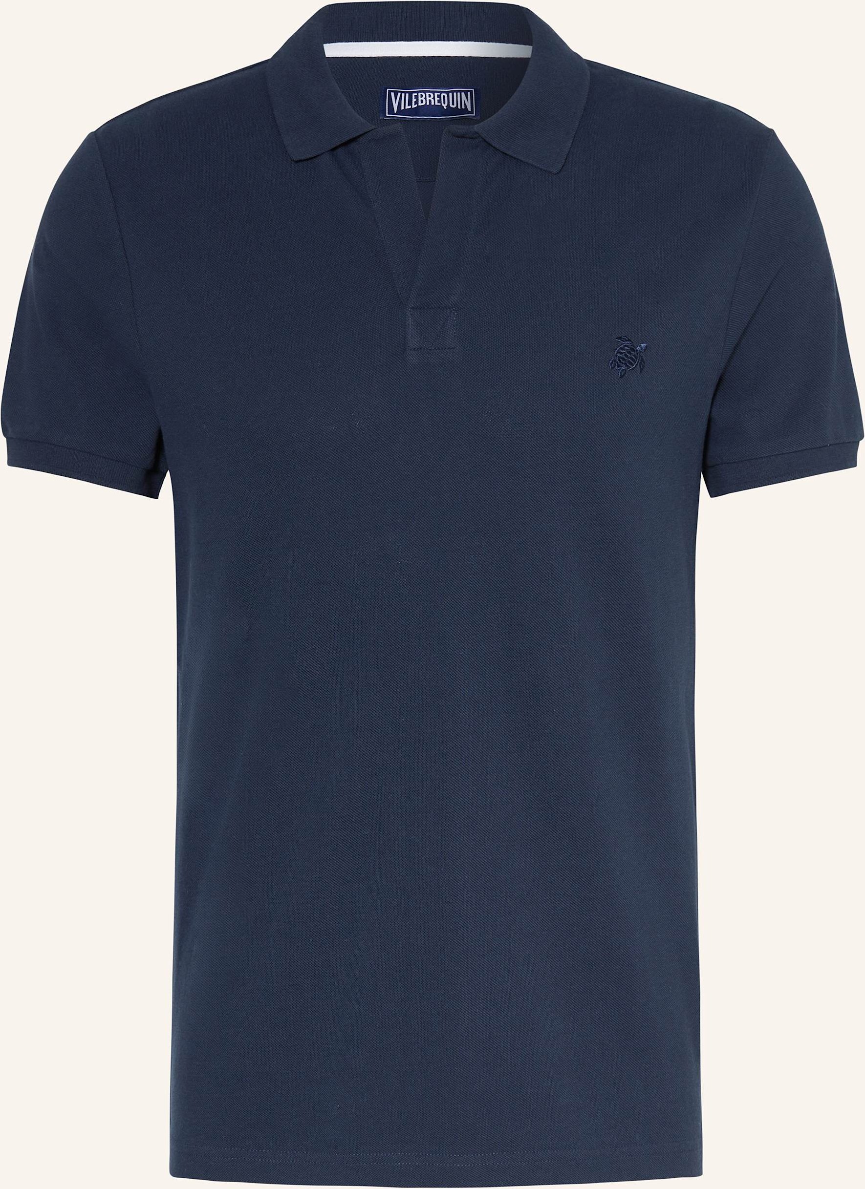 Vilebrequin Piqué-Poloshirt Palatin blau