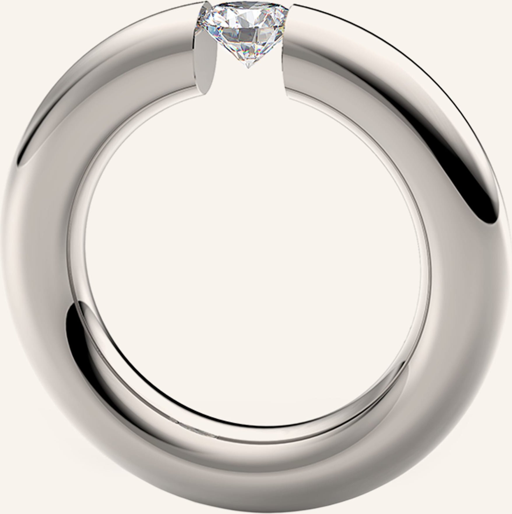 Niessing Ring Spannring® Rund silber