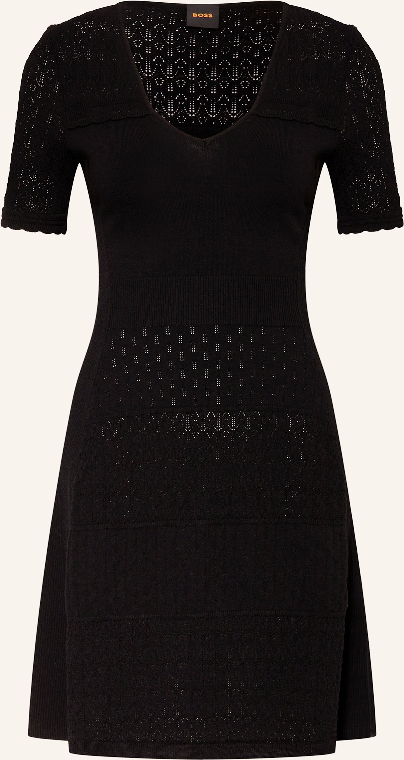 Thumbnail - Boss Strickkleid Fuart schwarz