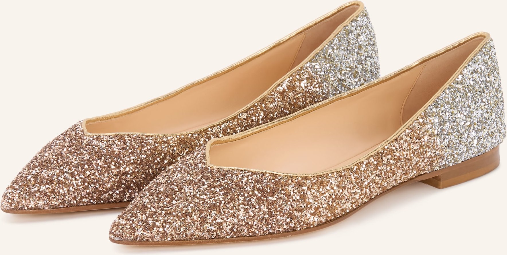 Prosperine Ballerinas gold