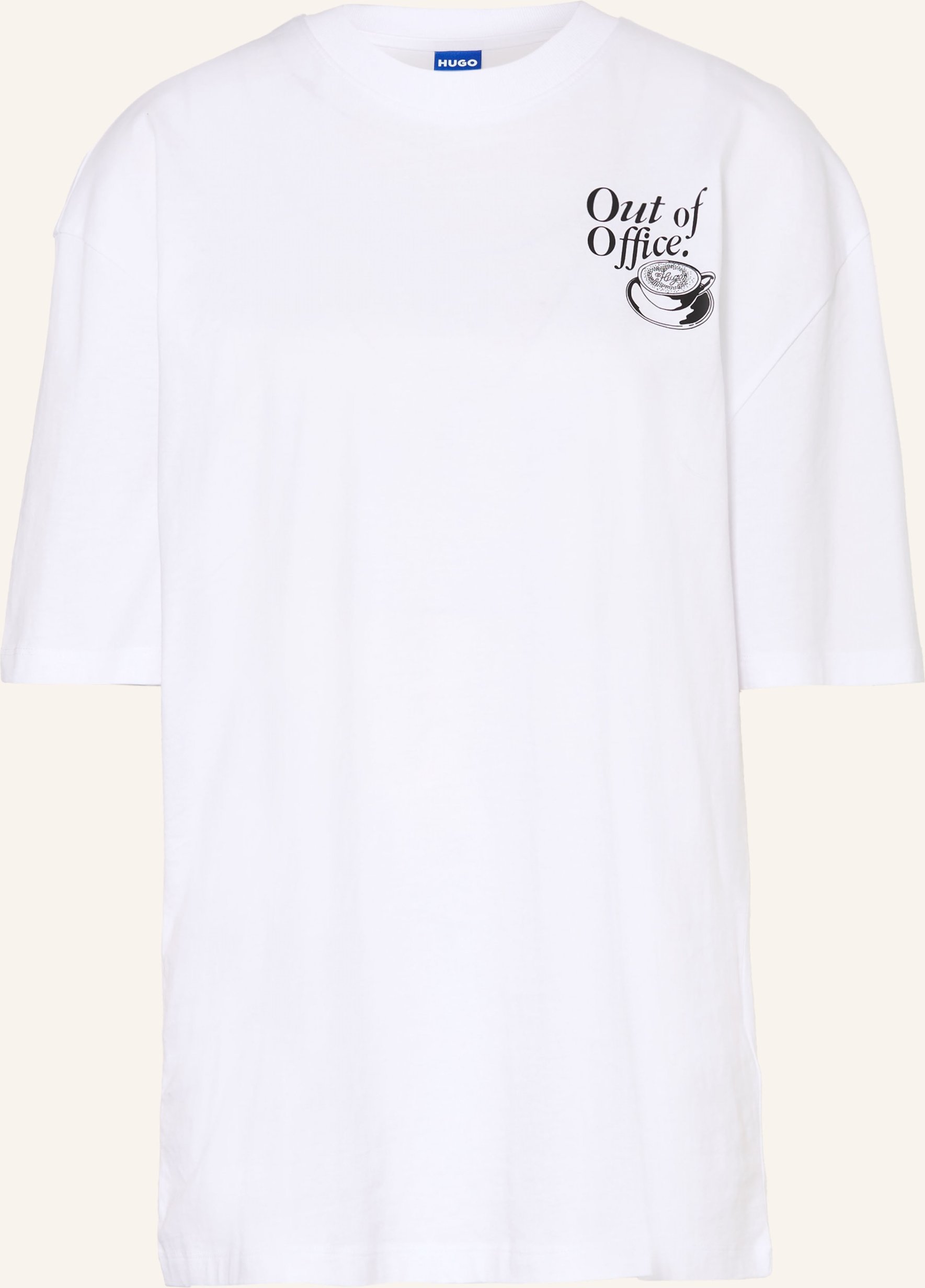 Hugo Oversized-Shirt weiss