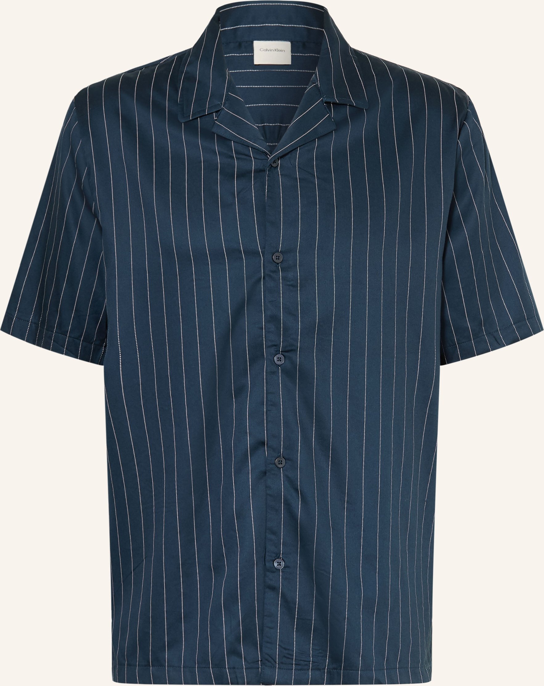 Calvin Klein Resorthemd Comfort Fit blau