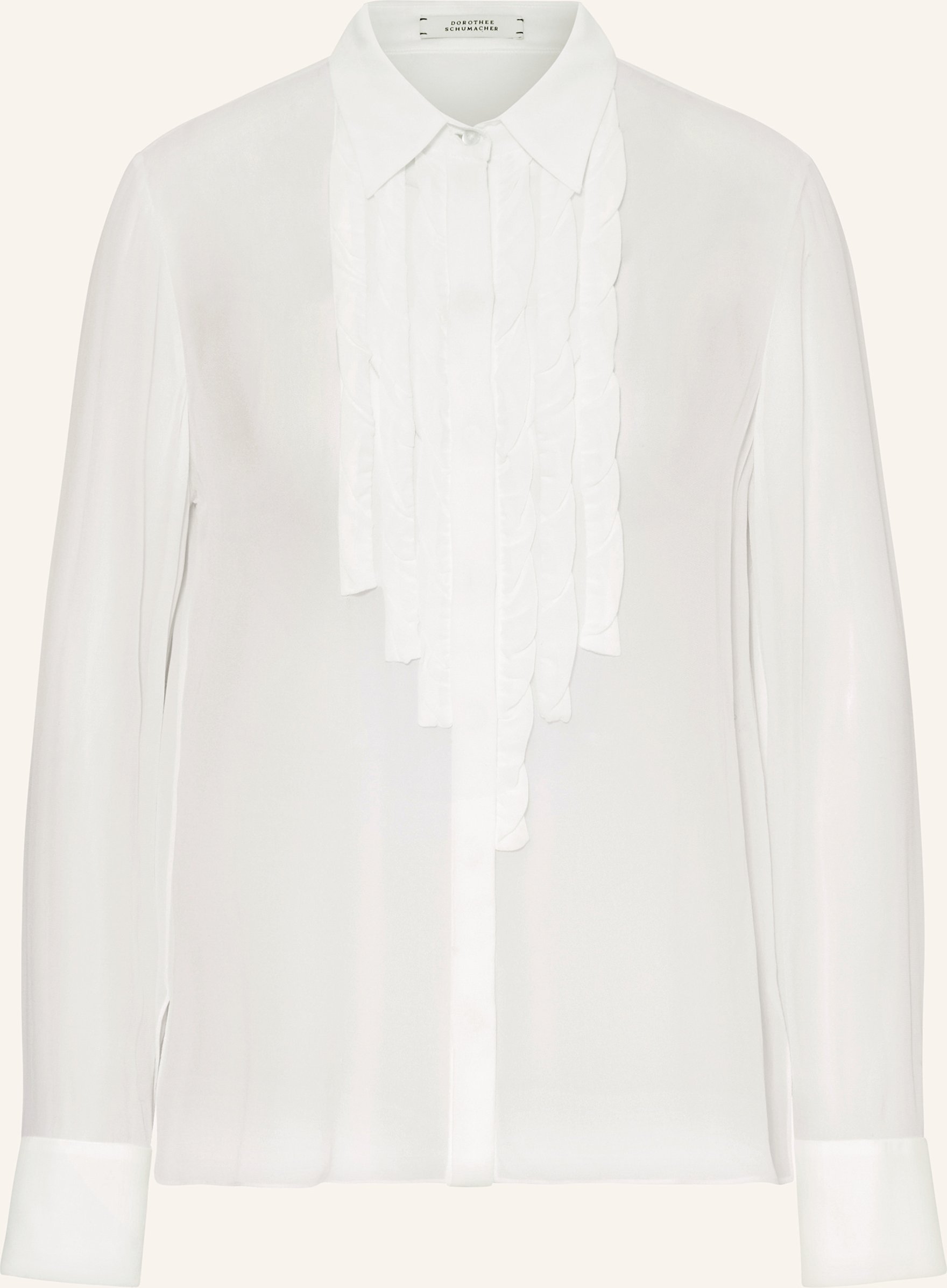 Dorothee Schumacher Hemdbluse Sheer Twist weiss