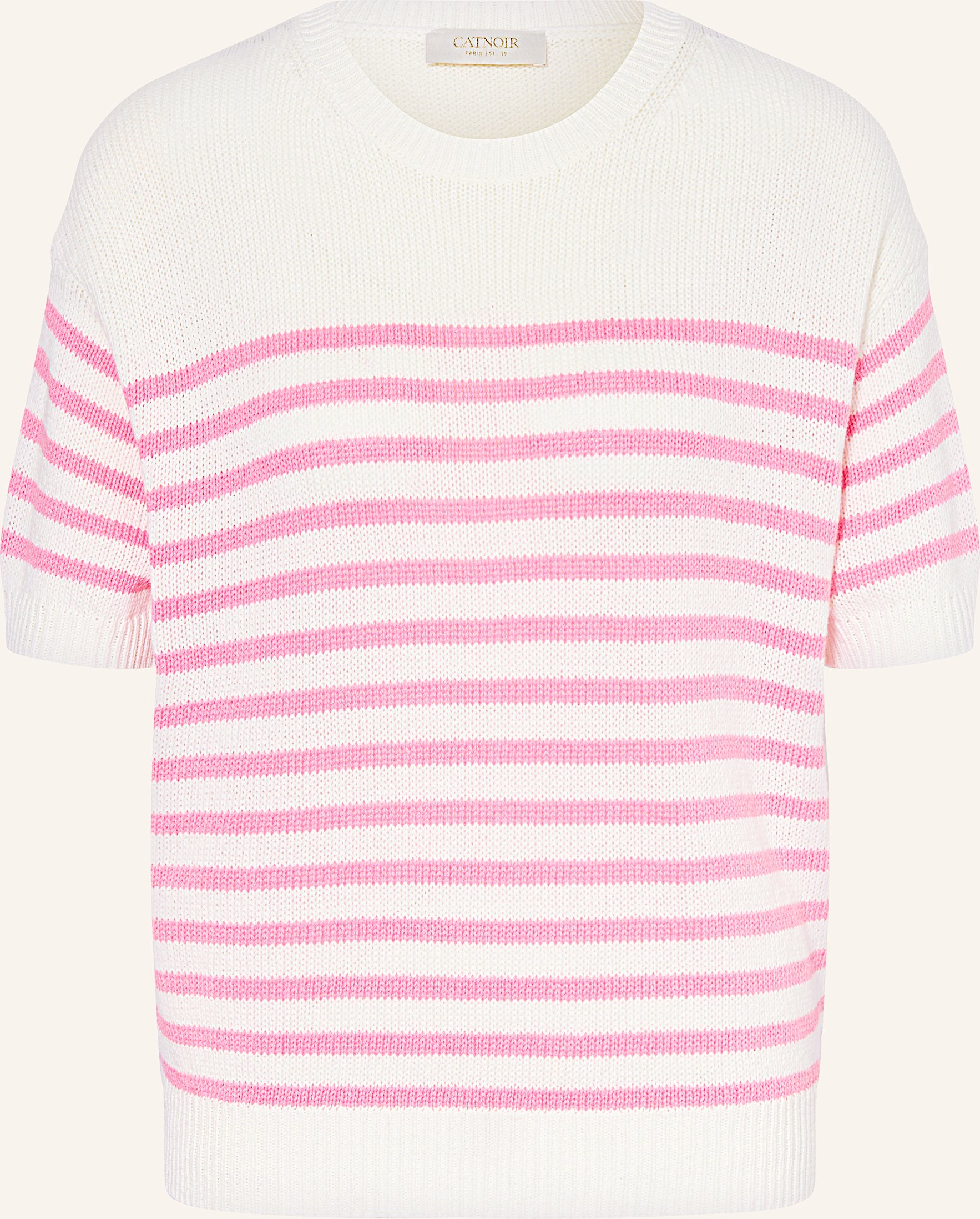 Catnoir Strickshirt Mit Leinen pink