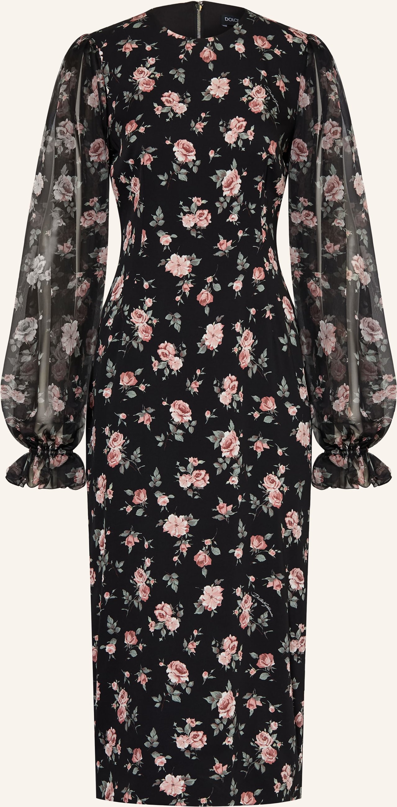 Dolce & Gabbana Seidenkleid schwarz