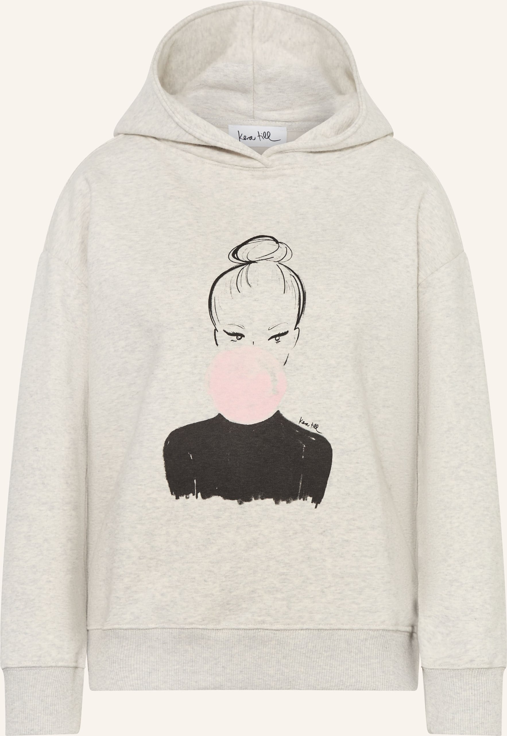 Kera Till Hoodie Bulle grau