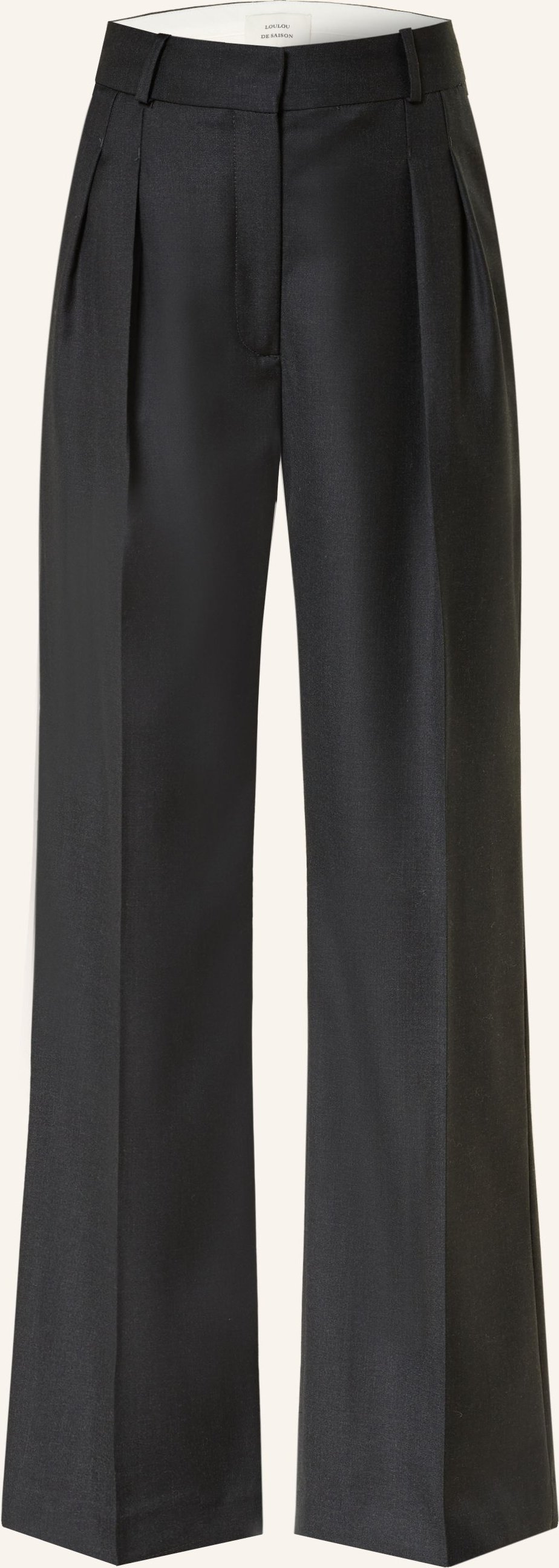 Loulou De Saison Marlenehose Sbiru schwarz