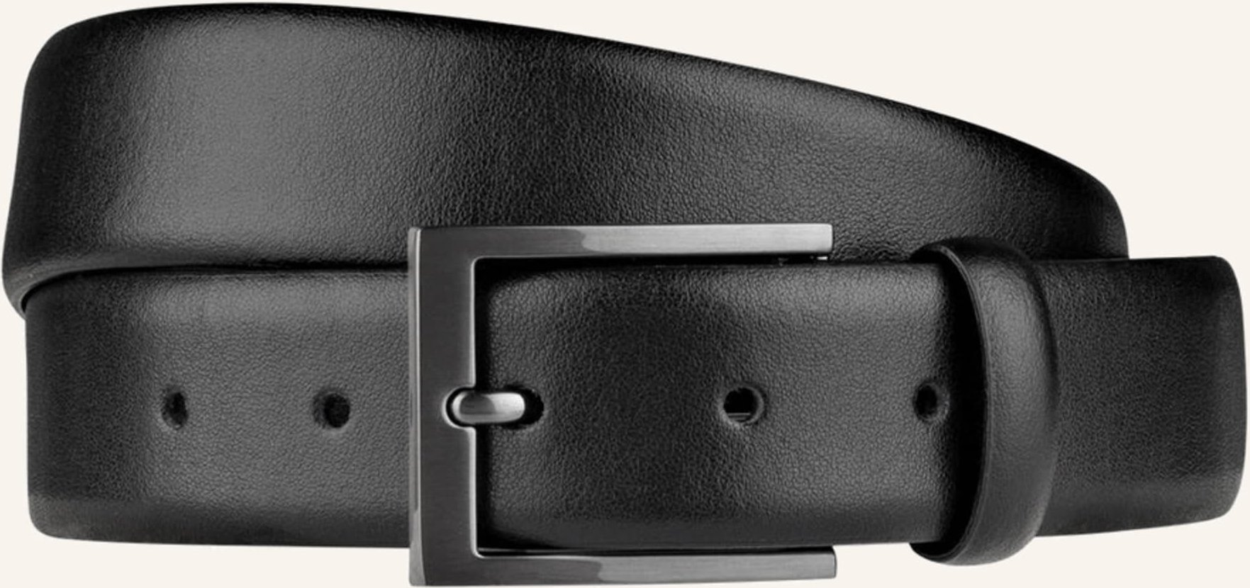 Strokesman's Ledergürtel schwarz
