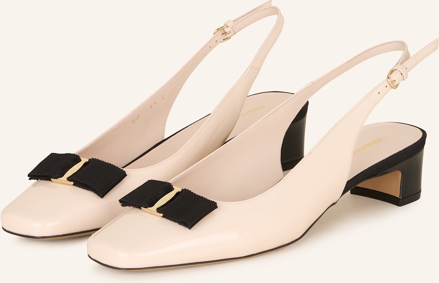 Ferragamo Slingpumps beige