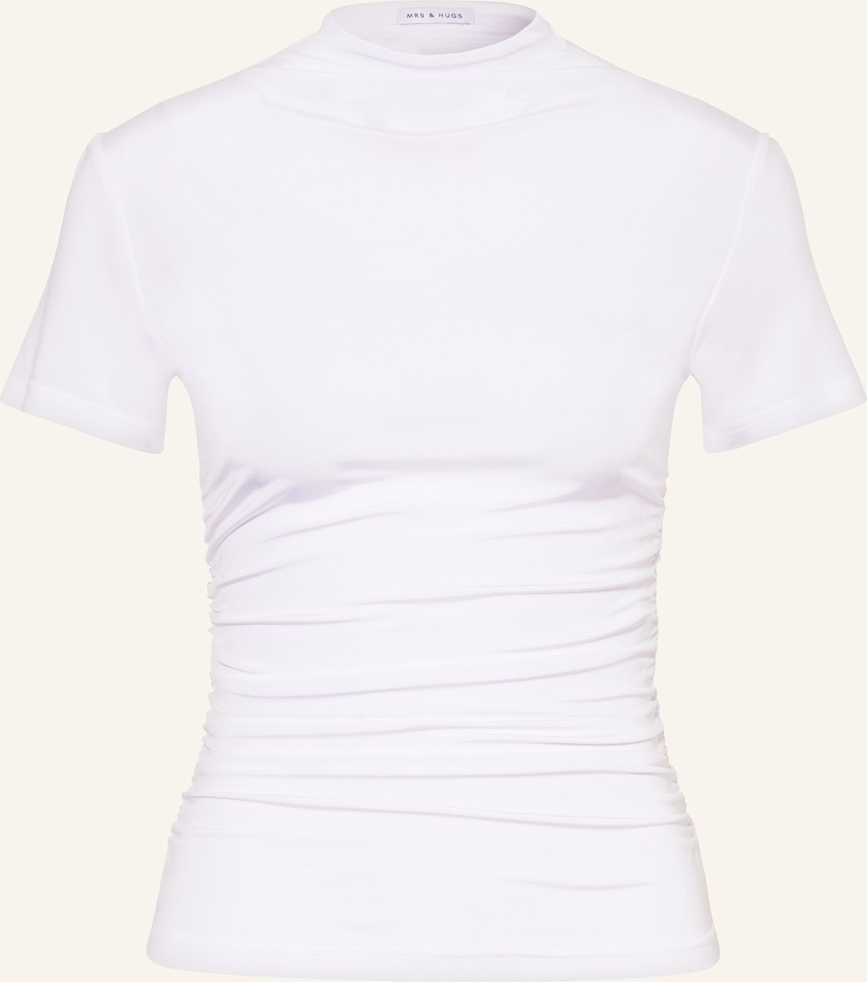 Mrs & Hugs T-Shirt weiss