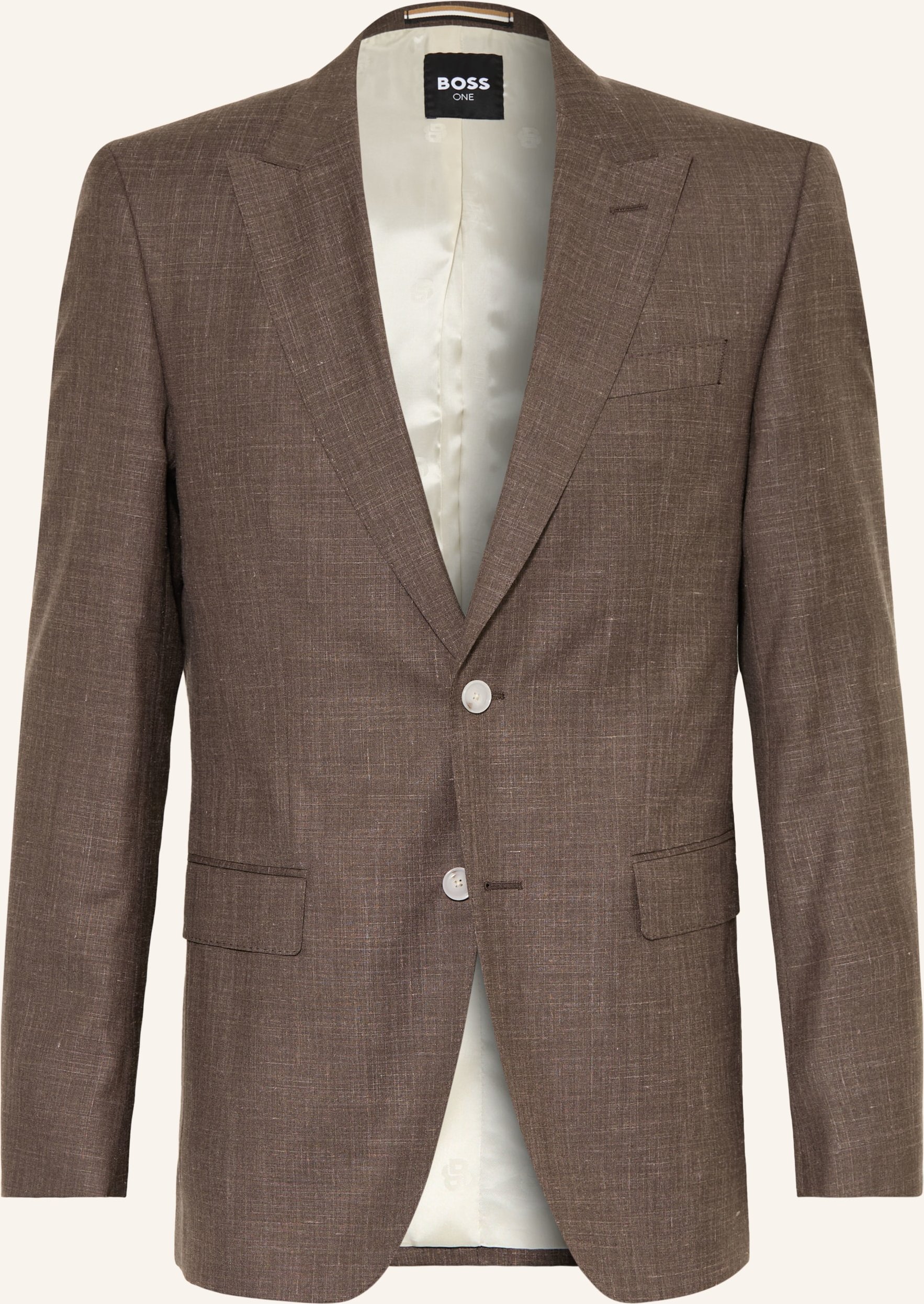 Boss Sakko Huge Slim Fit braun