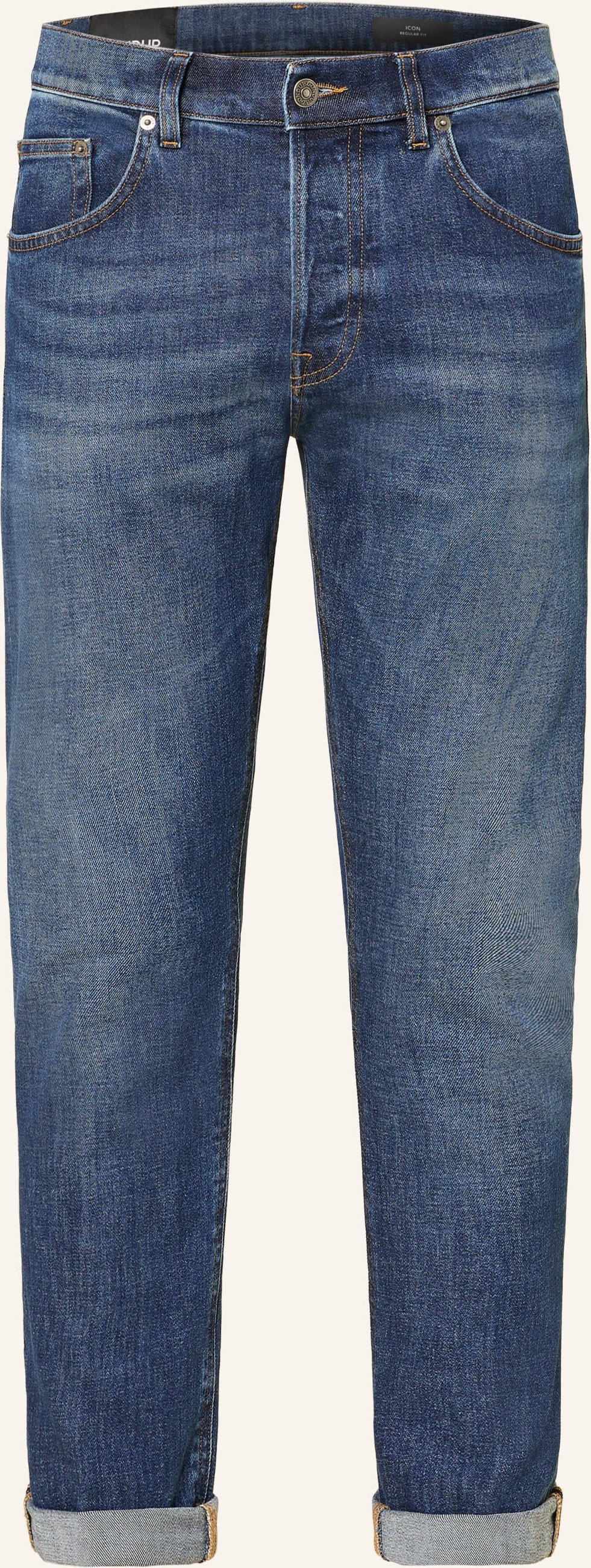 Dondup Jeans Icon Regular Fit blau