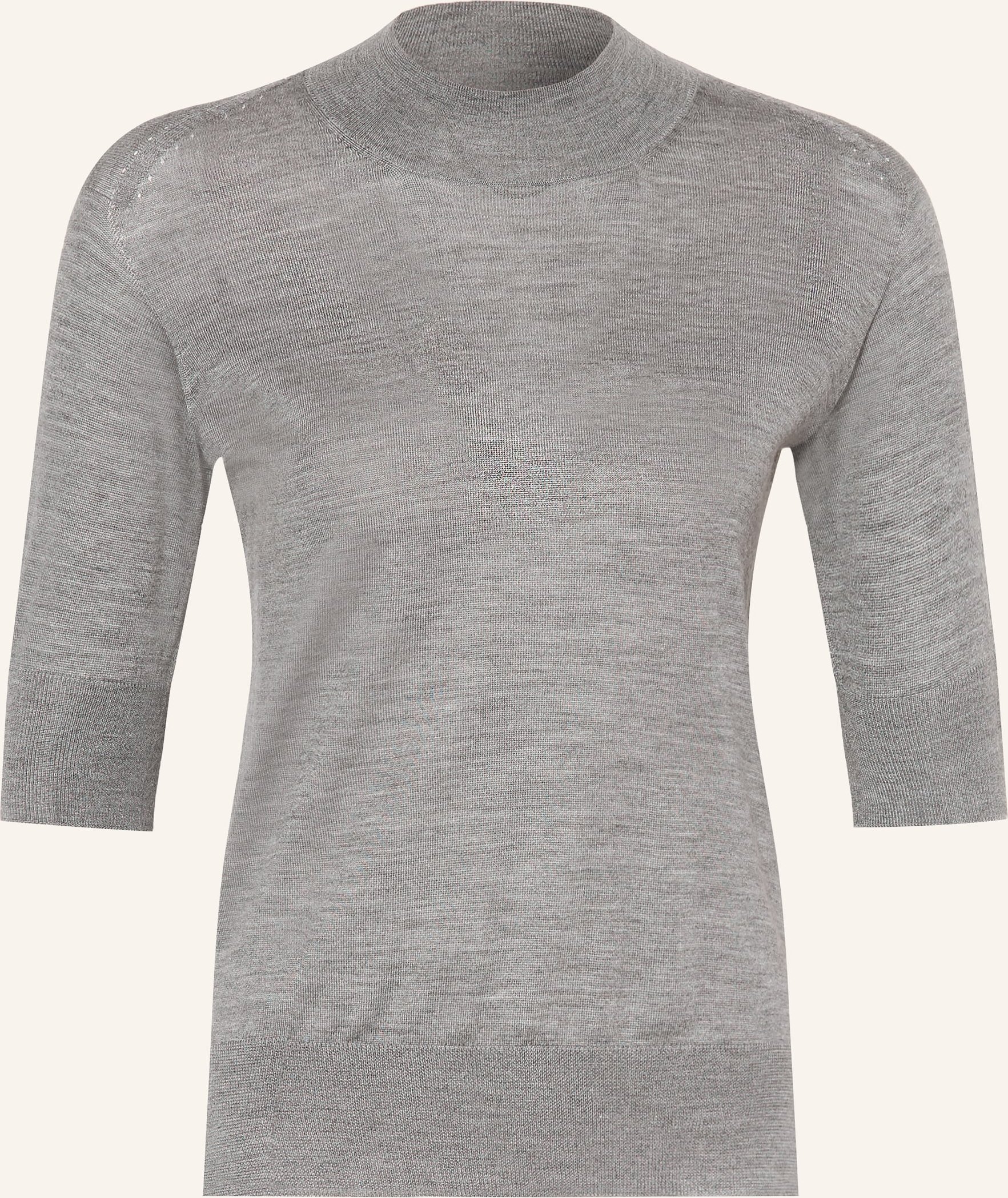 Jil Sander Strickshirt Mit Cashmere Und Seide grau