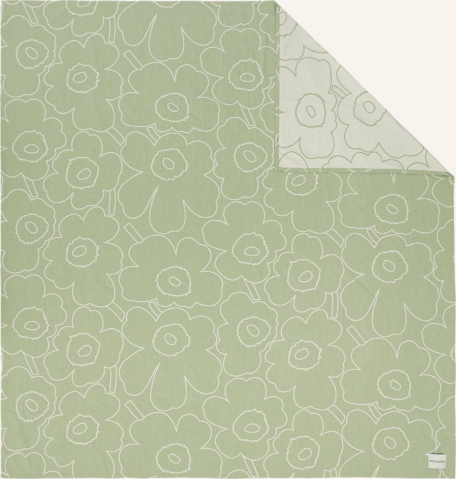 Marimekko Tagesdecke Piirto Unikko gruen