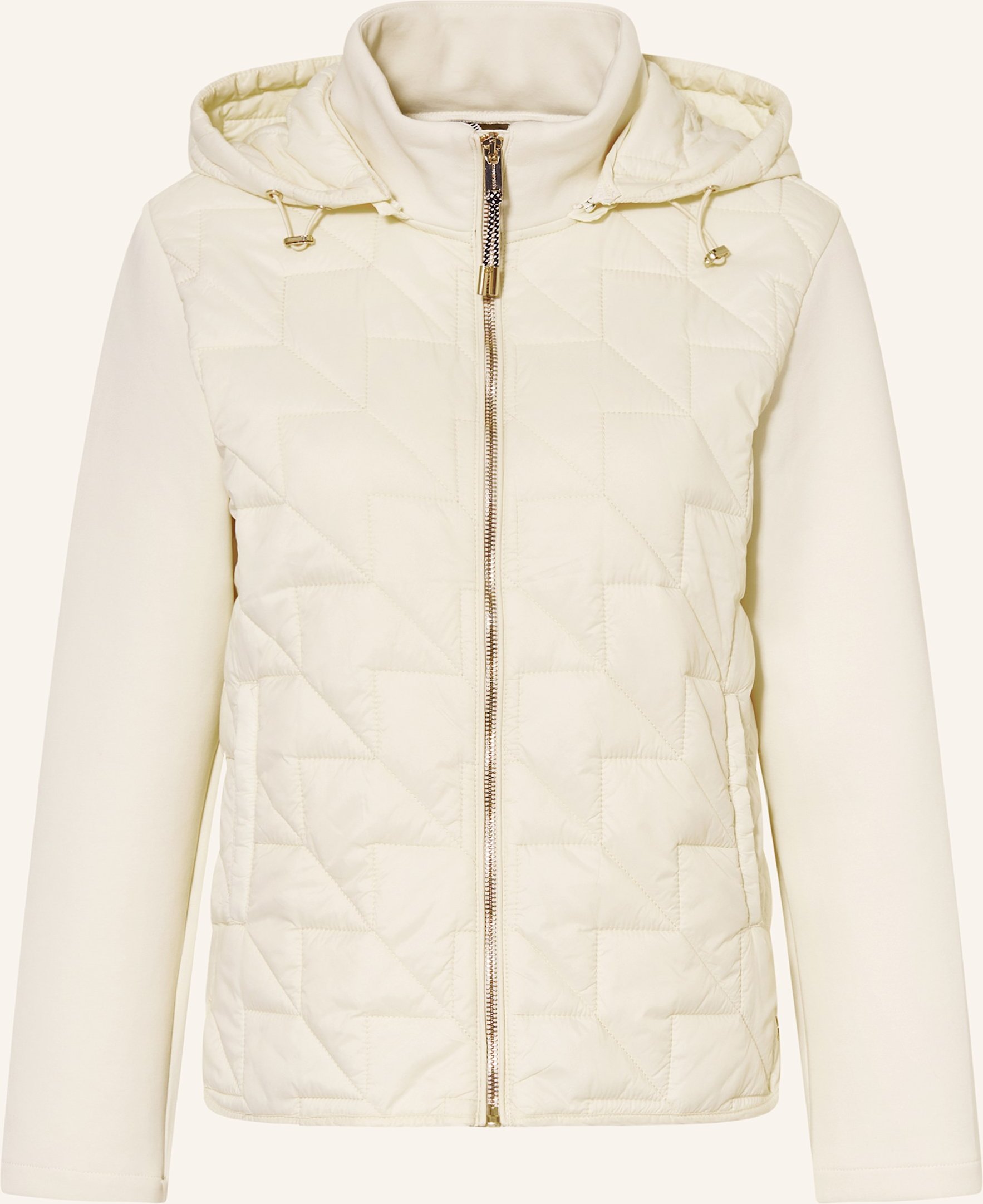 Rino & Pelle Jacke Gisela Im Materialmix weiss