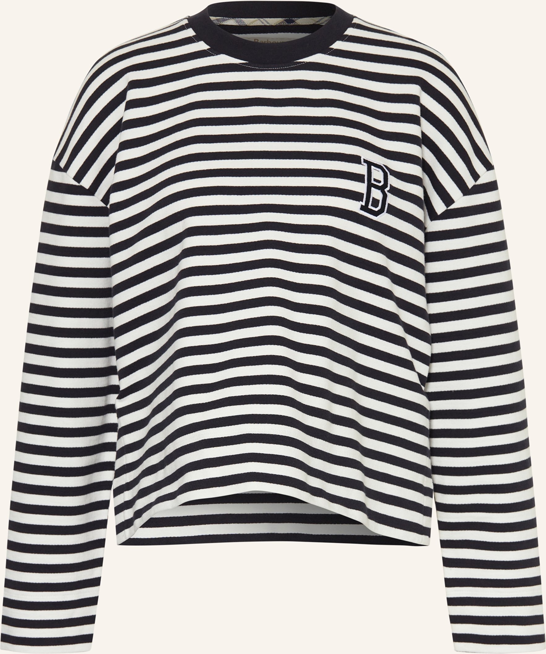 Barbour Sweatshirt Gabby blau