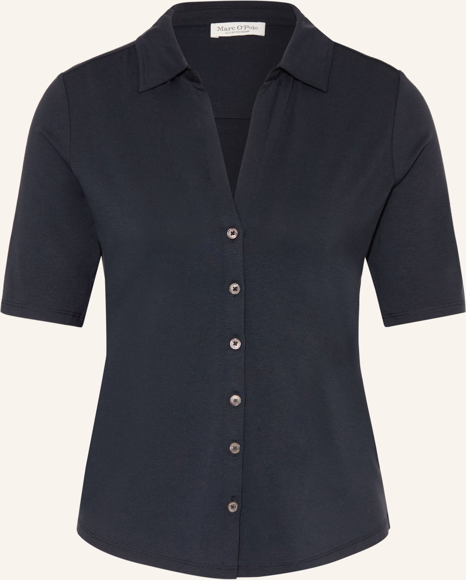 Marc O'polo Jerseybluse blau